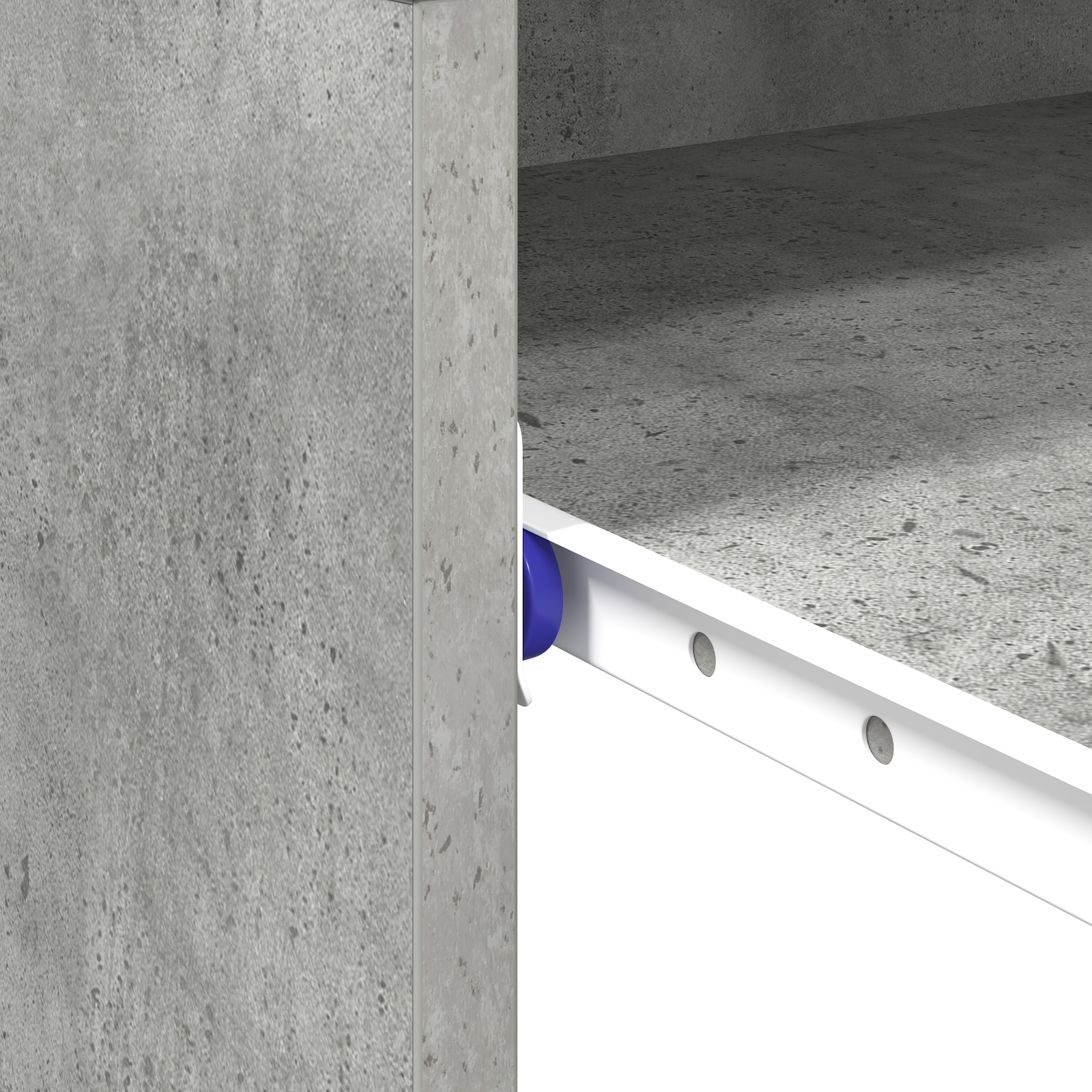 Computer Desk Concrete grey Particle board Concrete Desk - Image 9