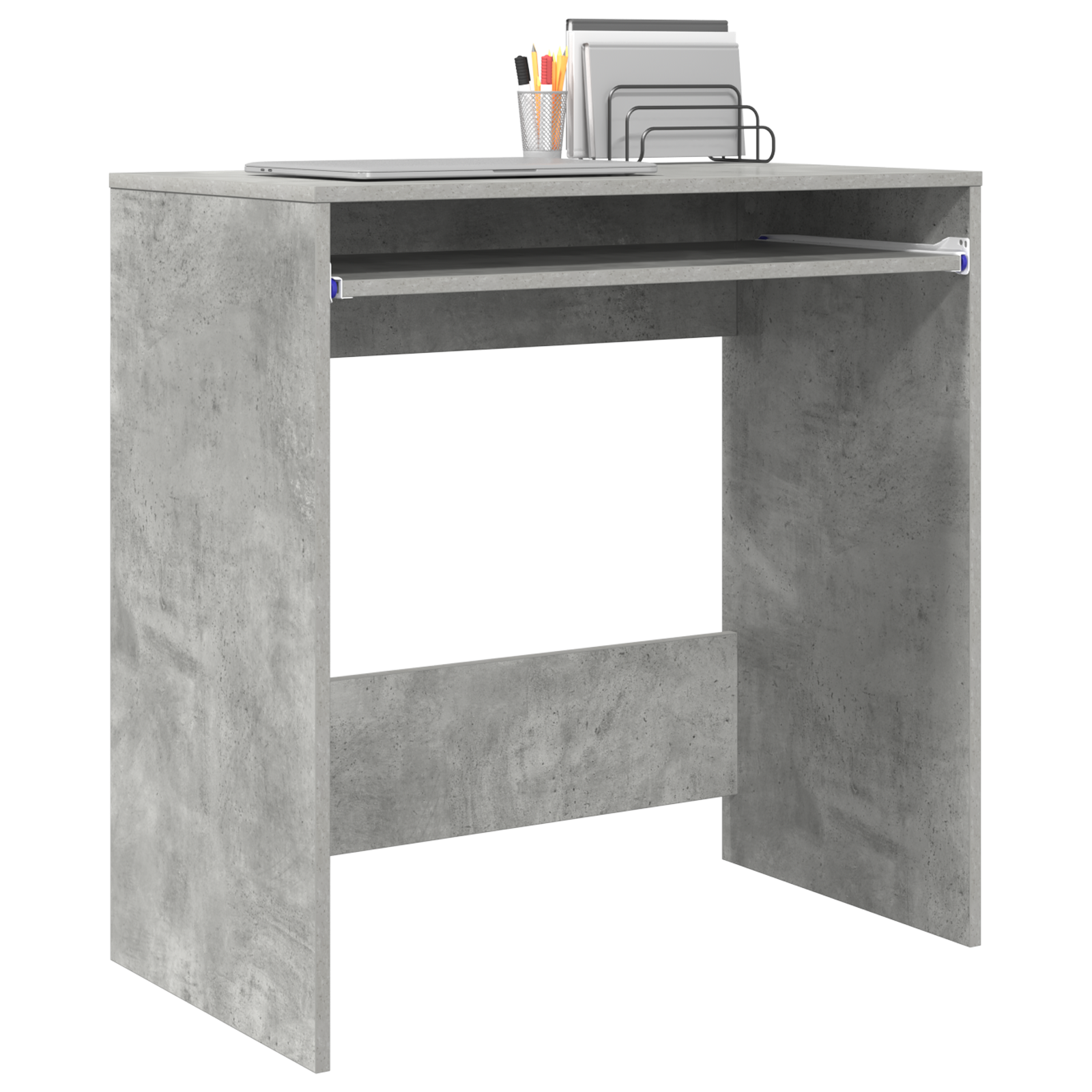Computer Desk Concrete grey Particle board Concrete Desk - Image 3