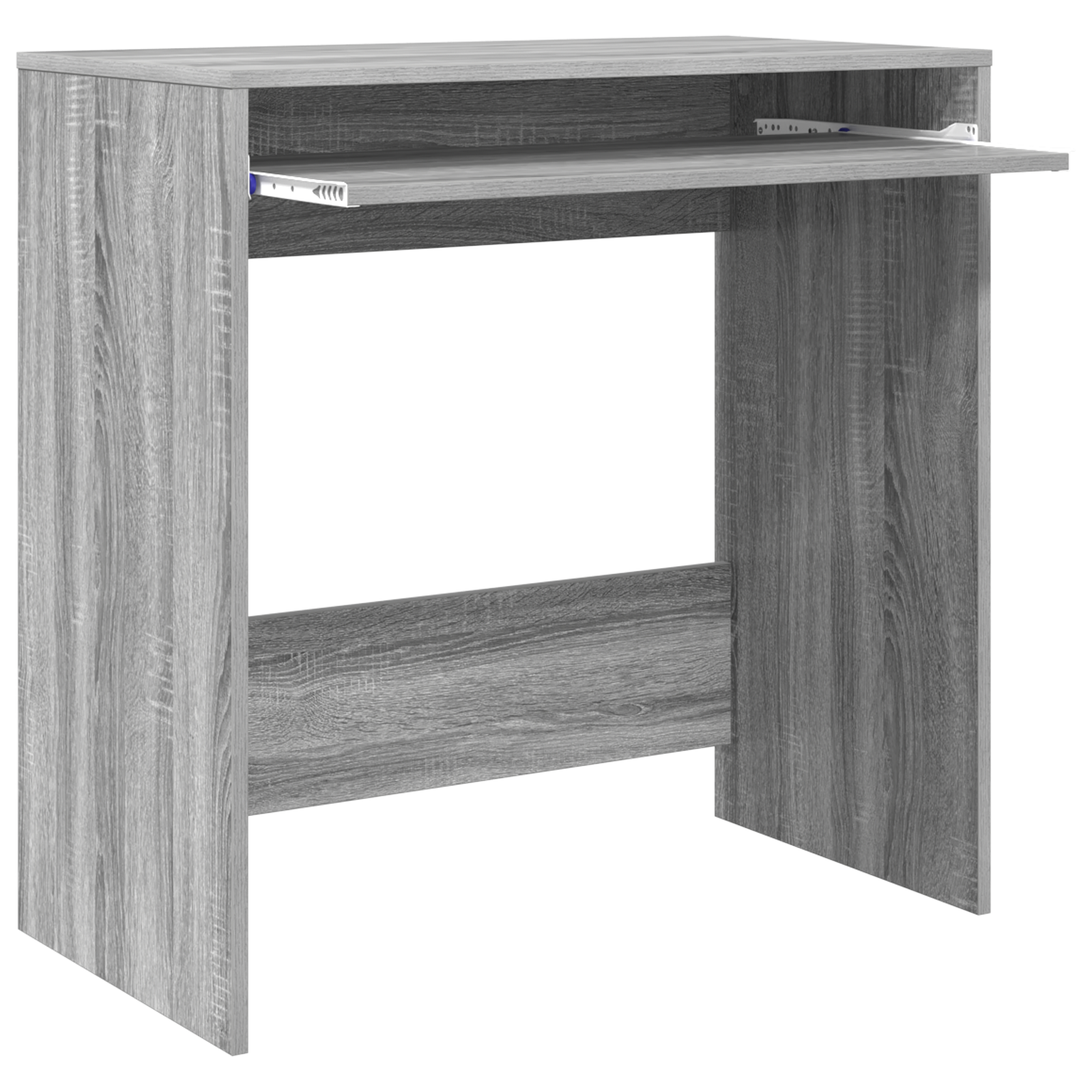 Computer Desk Grey Sonoma Engineered wood Compact Simple - Image 4