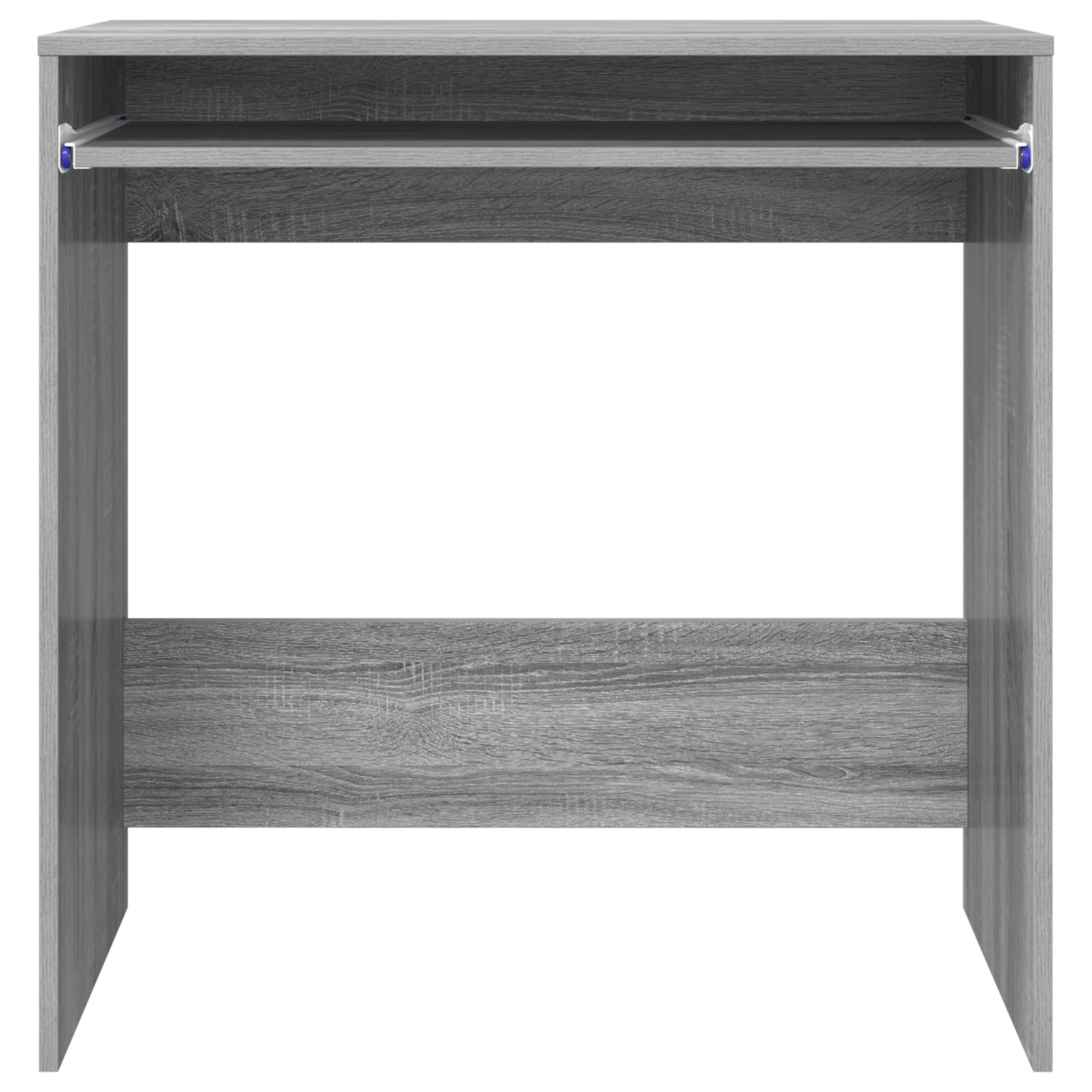 Computer Desk Grey Sonoma Engineered wood Compact Simple - Image 5