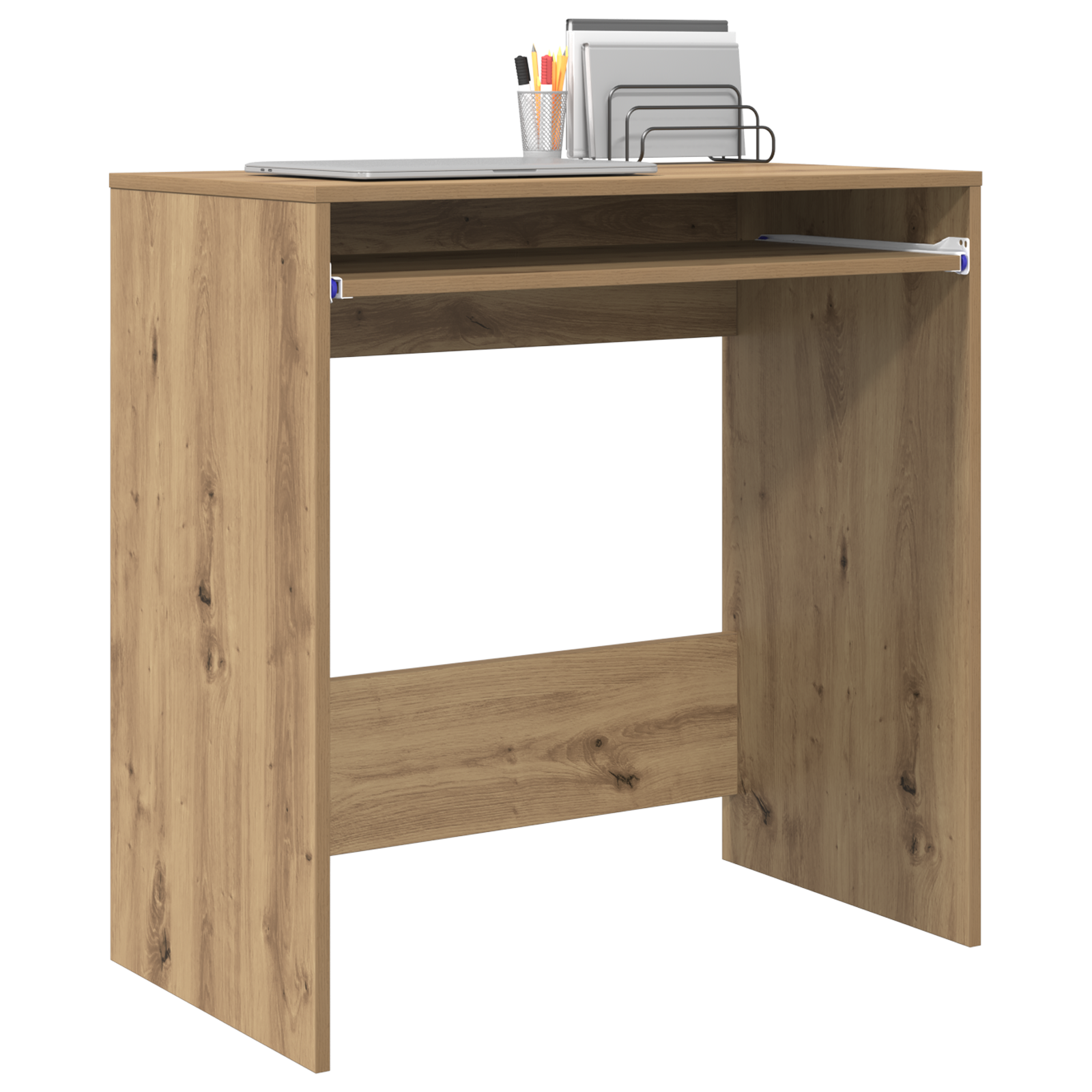 Computer Desk Artisan Oak Engineered Wood Standard Simple - Image 3