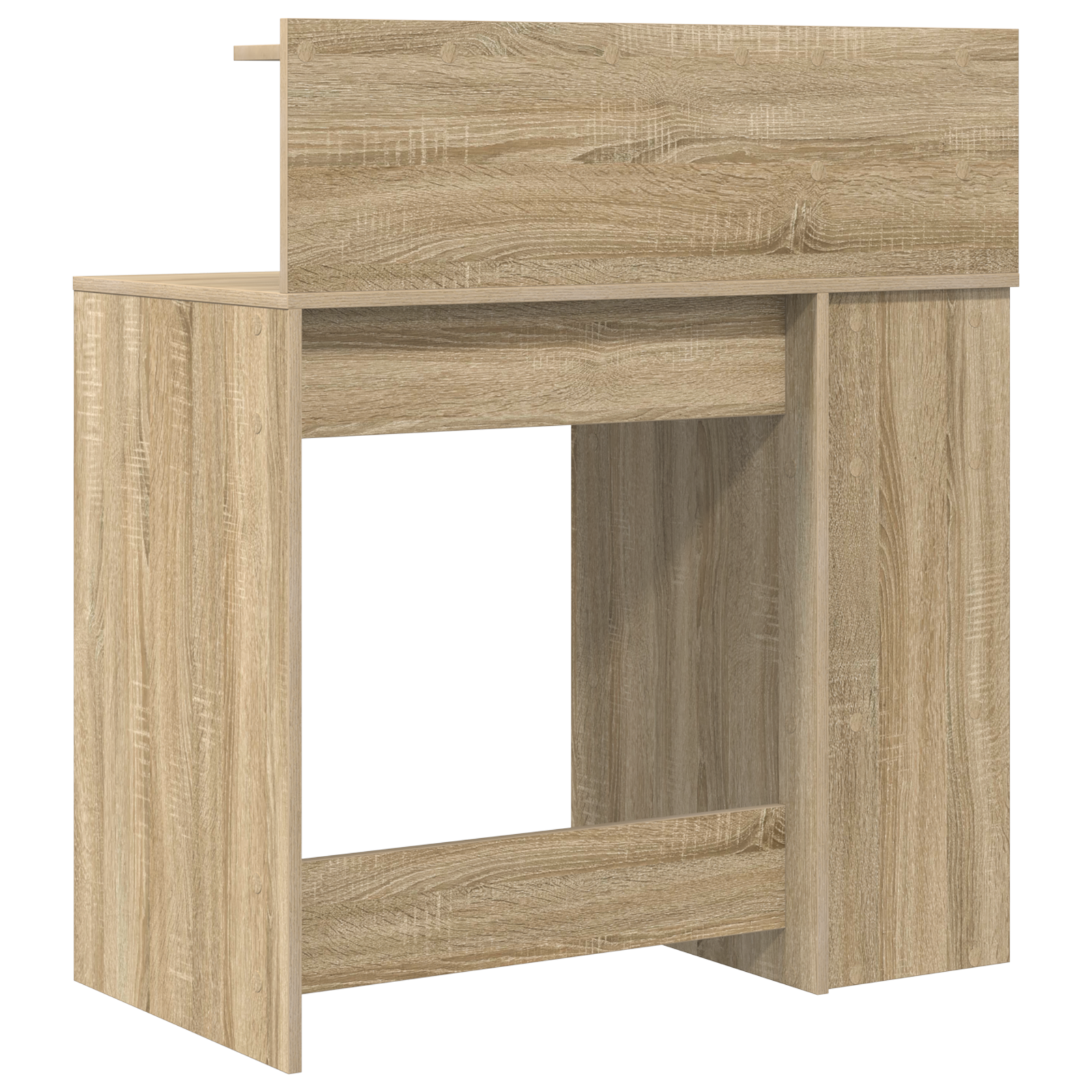 Desk with Storage Sonoma Oak 90x48x101.5 cm Engineered Wood - Image 6