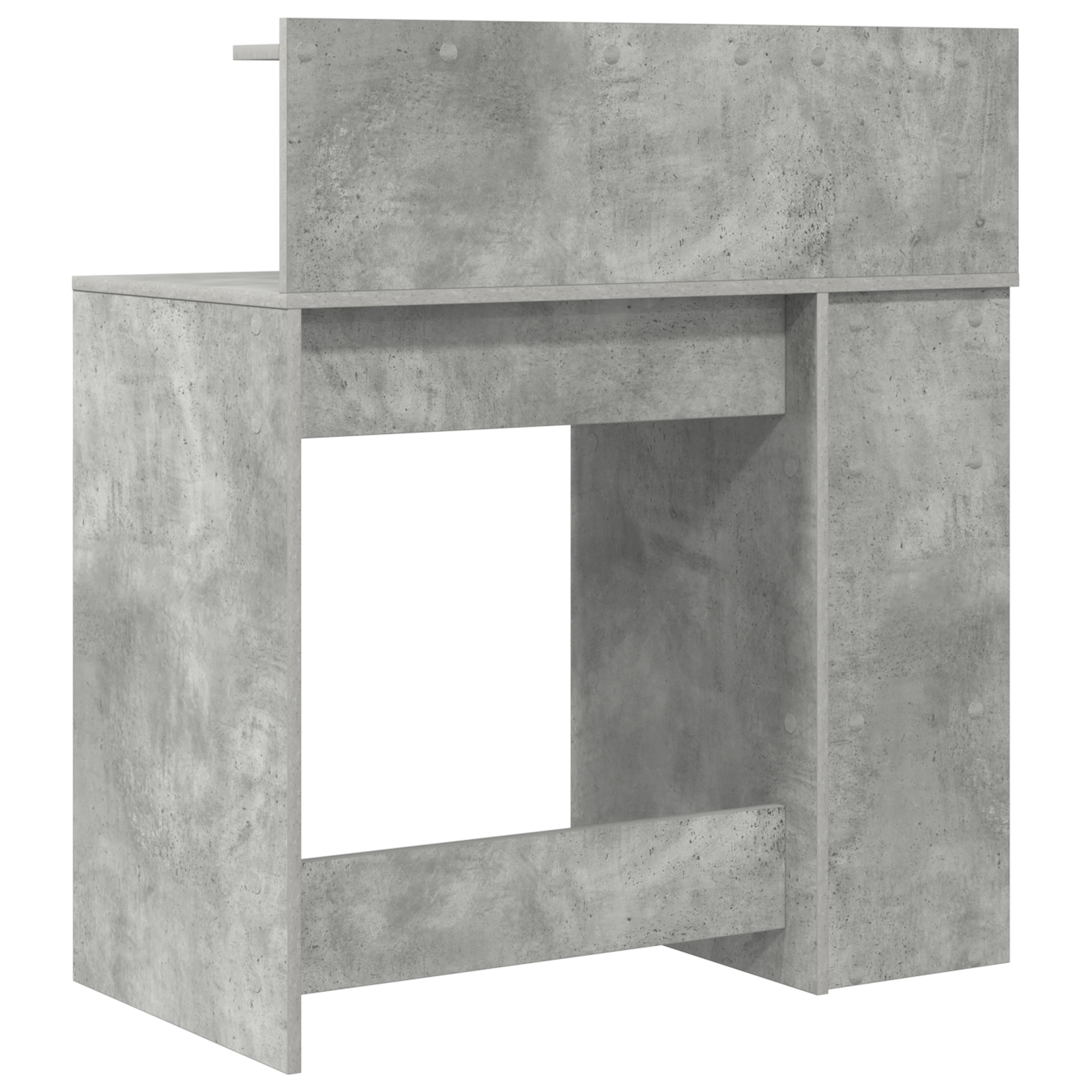 Desk with Storage Concrete Grey 90x48x101.5 cm Engineered wood - Image 6