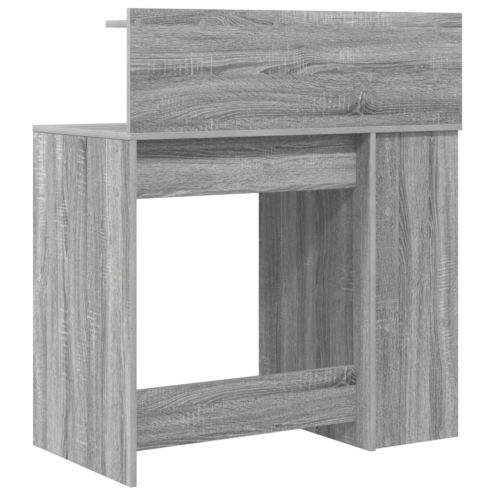 Desk with Storage Grey Sonoma 90x48x101.5 cm Engineered wood - Image 6