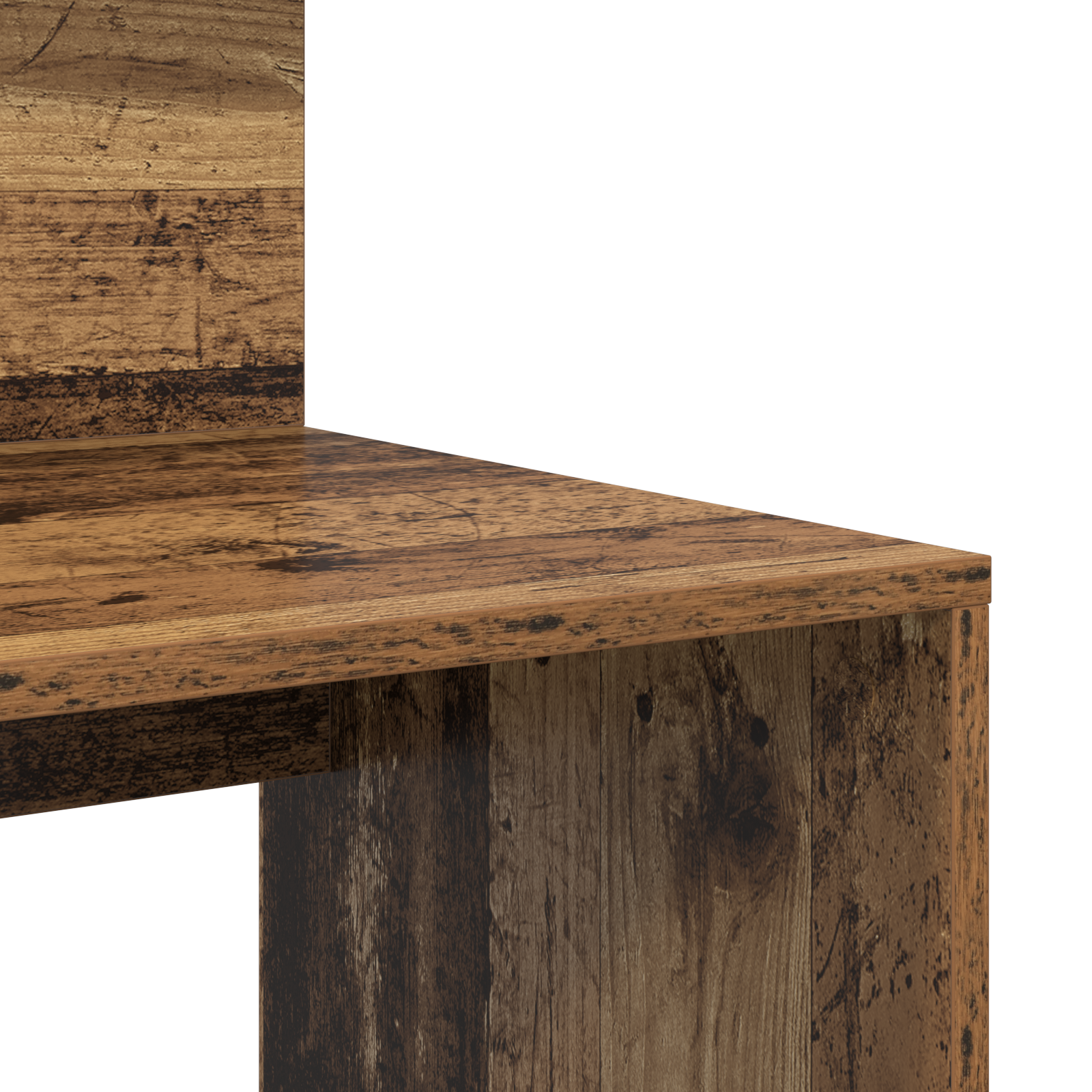 Desk with Storage Old Wood 90x48x101.5 cm Engineered wood - Image 7