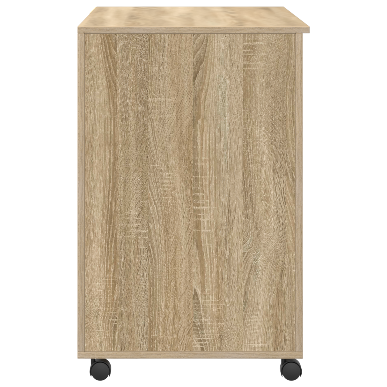 Sonoma Oak Desk Sonoma Oak Engineered Wood Medium Sonoma Oak Desk - Image 6