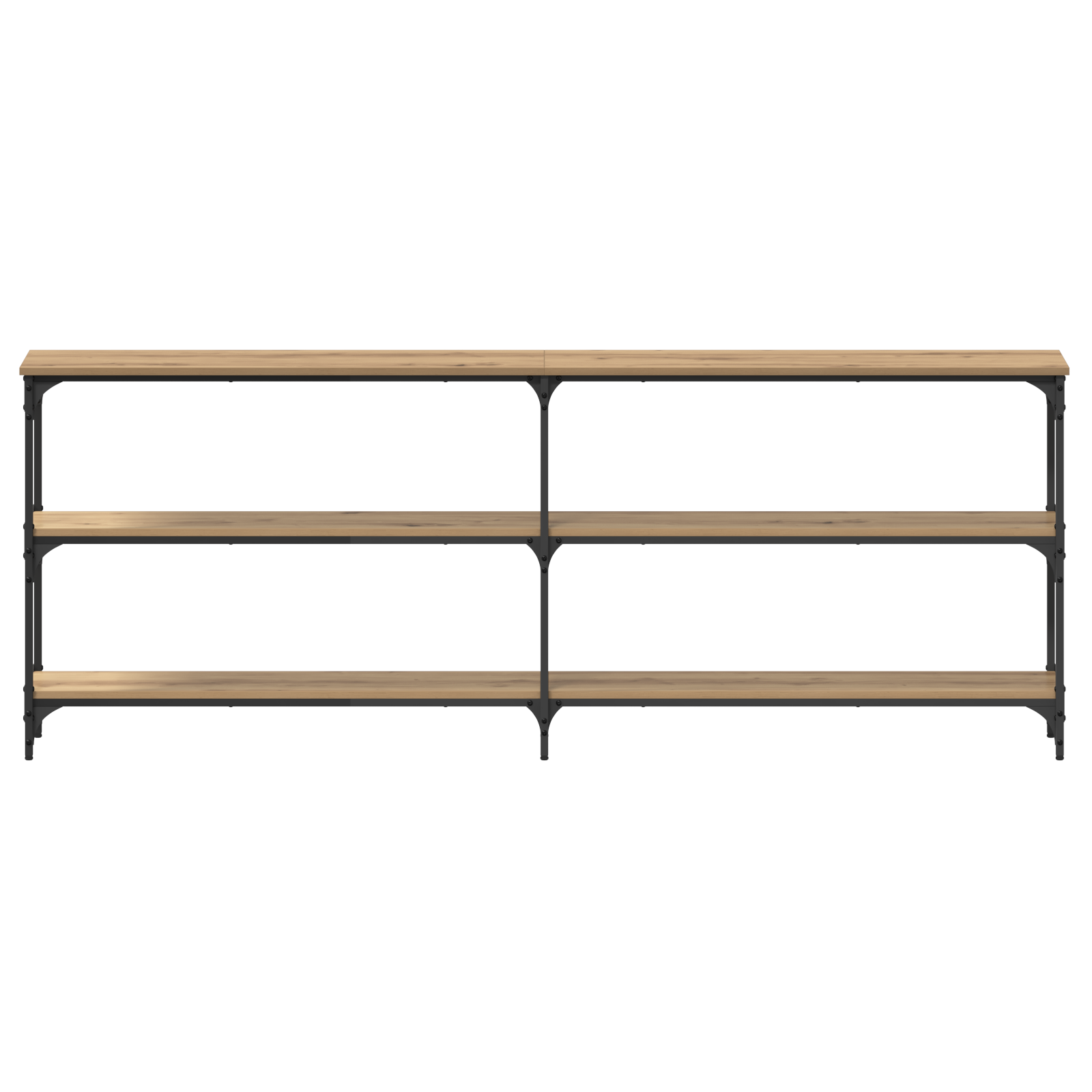 Console Table Artisan Oak 200x29x75 cm Engineered Wood - Image 4