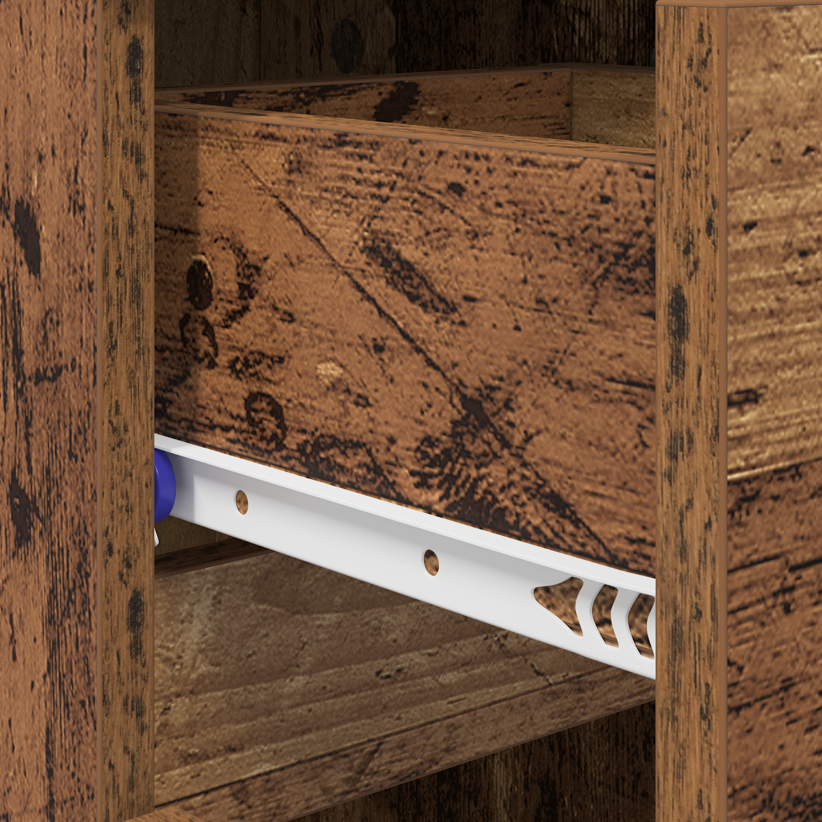 Shoe Cabinet Old Wood 100.5x28x100 cm Engineered Wood - Image 11