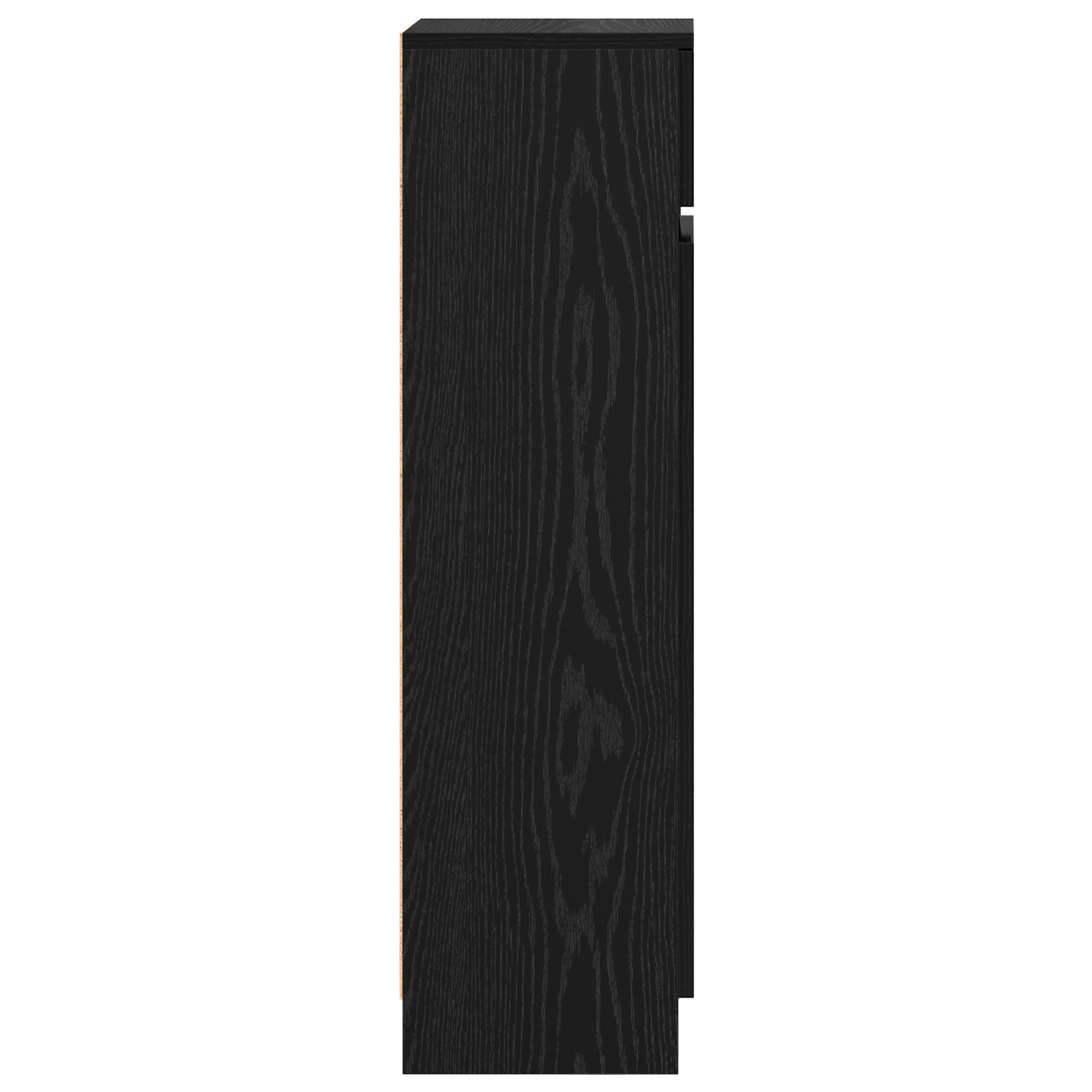 Shoe Cabinet Black Oak 100.5x28x100 cm Engineered Wood - Image 7