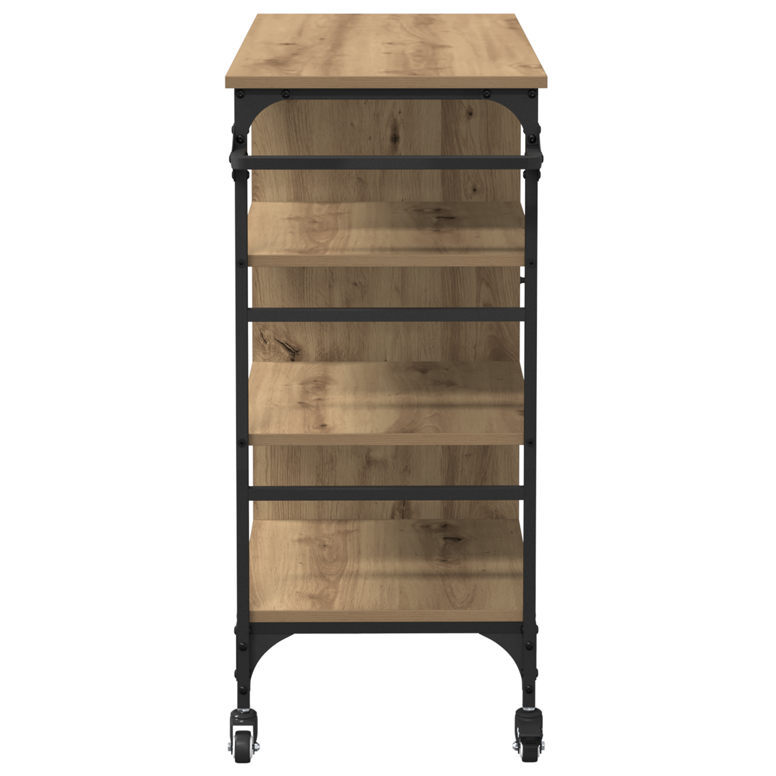 Kitchen Trolley Artisan Oak 87.5x38.5x84.5 cm Engineered Wood - Image 8