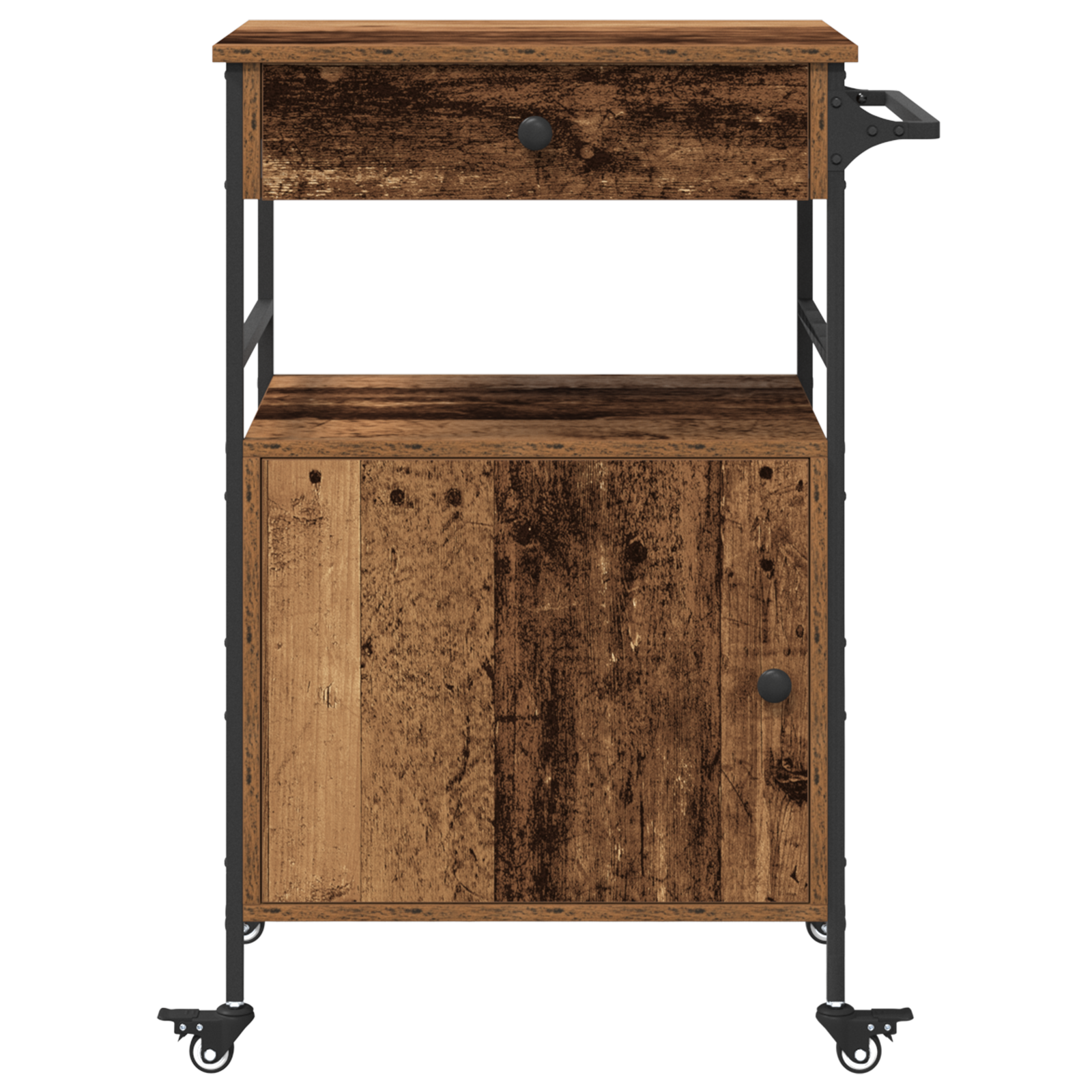 Kitchen Trolley Old Wood 56x43x89.5 cm Engineered Wood - Image 7