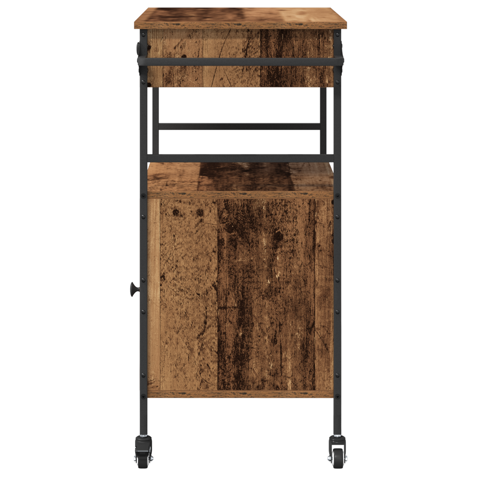 Kitchen Trolley Old Wood 56x43x89.5 cm Engineered Wood - Image 8