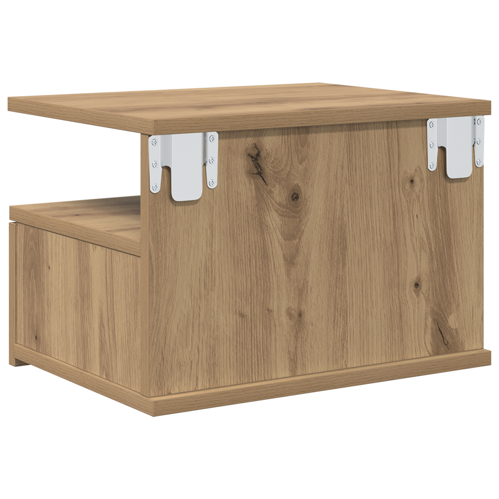 Floating Nightstand Artisan Oak 40x31x27 cm Engineered Wood - Image 8