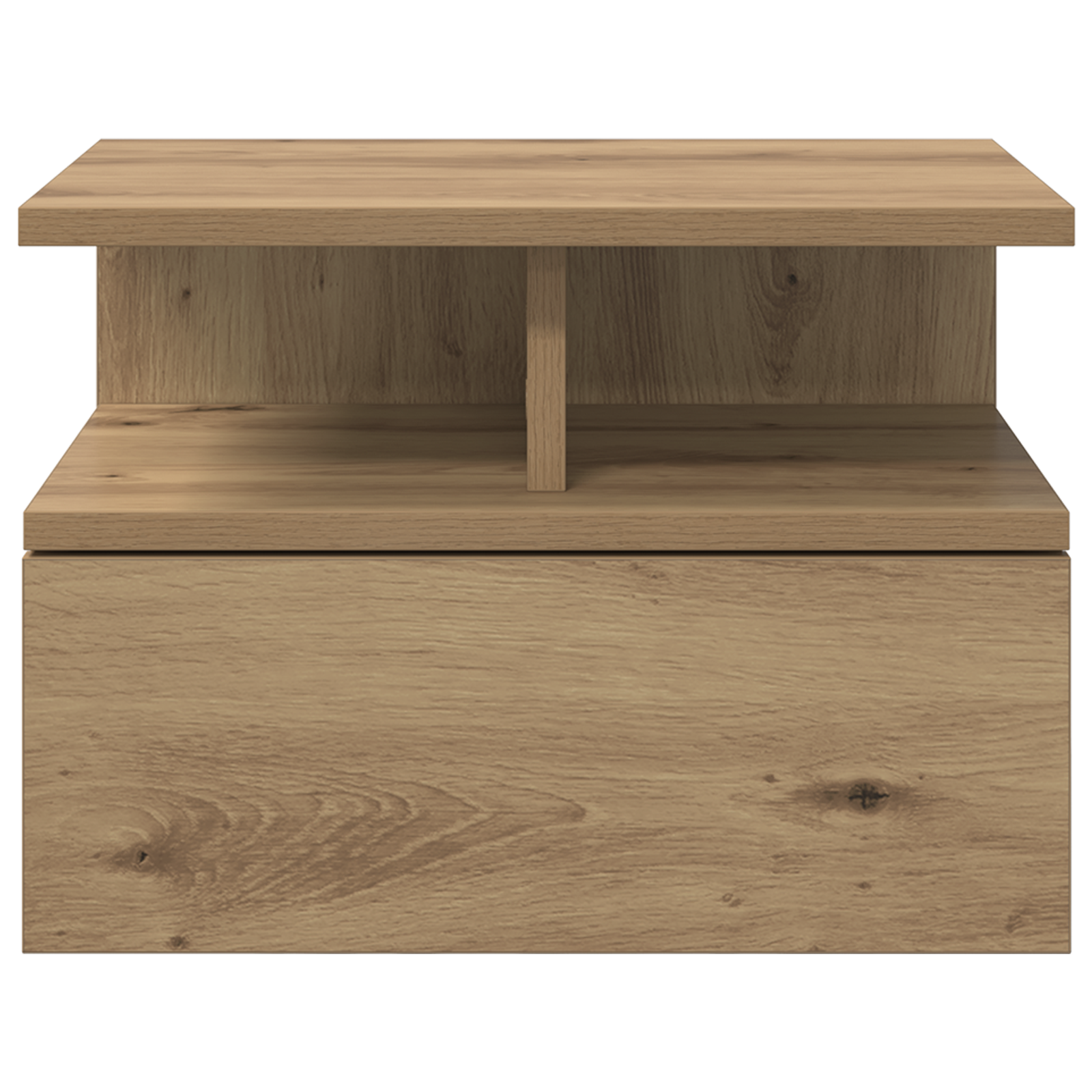 Floating Nightstand Artisan Oak 40x31x27 cm Engineered Wood - Image 6