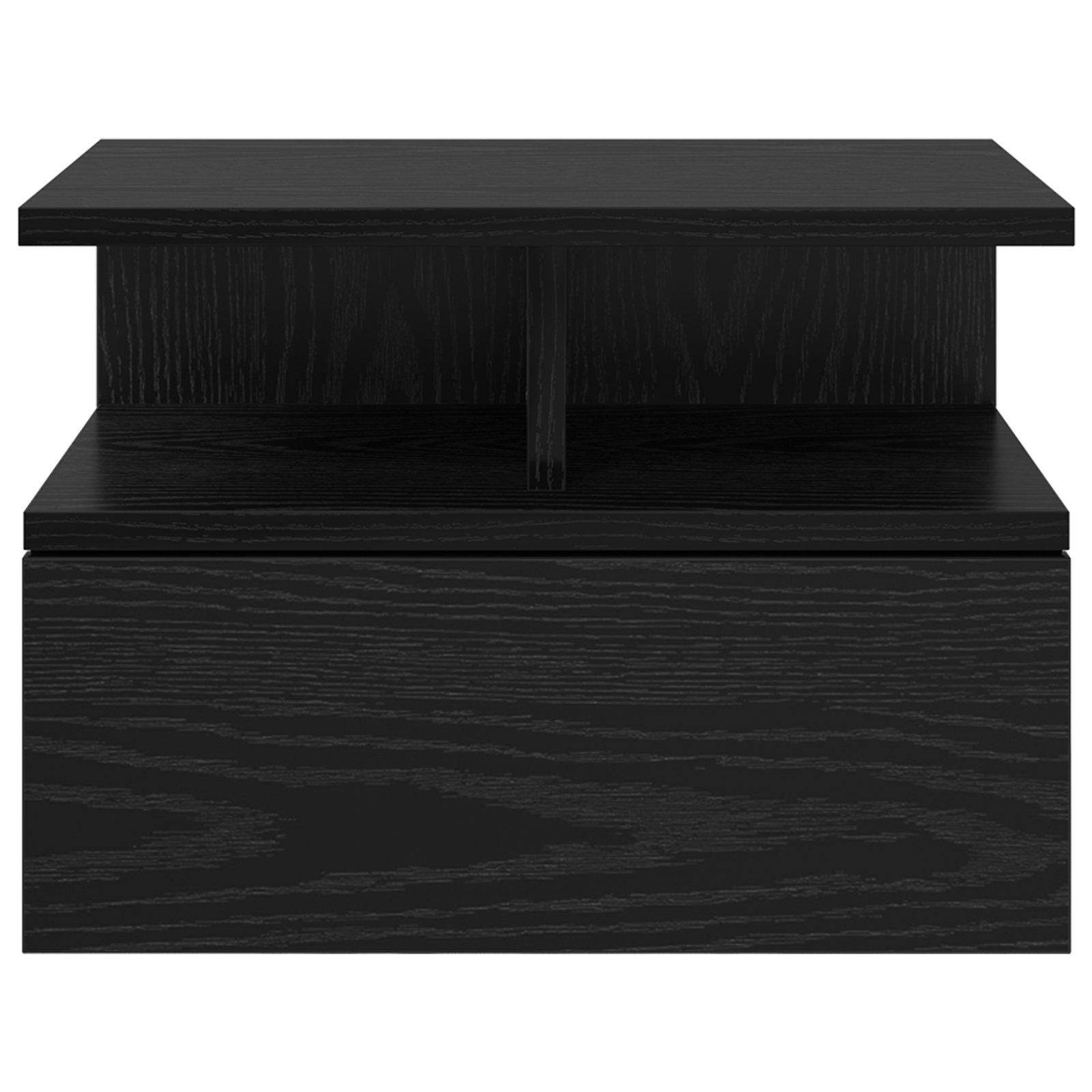Floating Nightstands 2 pcs Black Oak 40x31x27 cm Engineered Wood - Image 6
