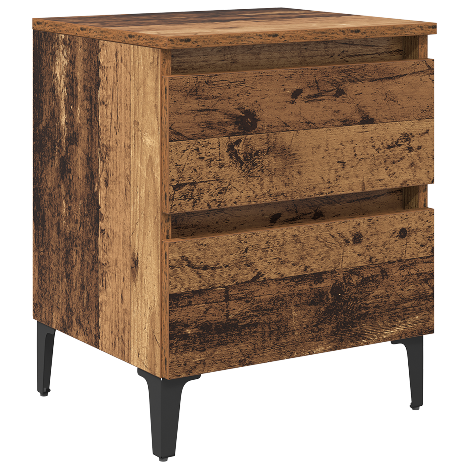  vidaXL Ágy Kabinet Régi Fa 40x35x50 cm akciós termékkép 1
