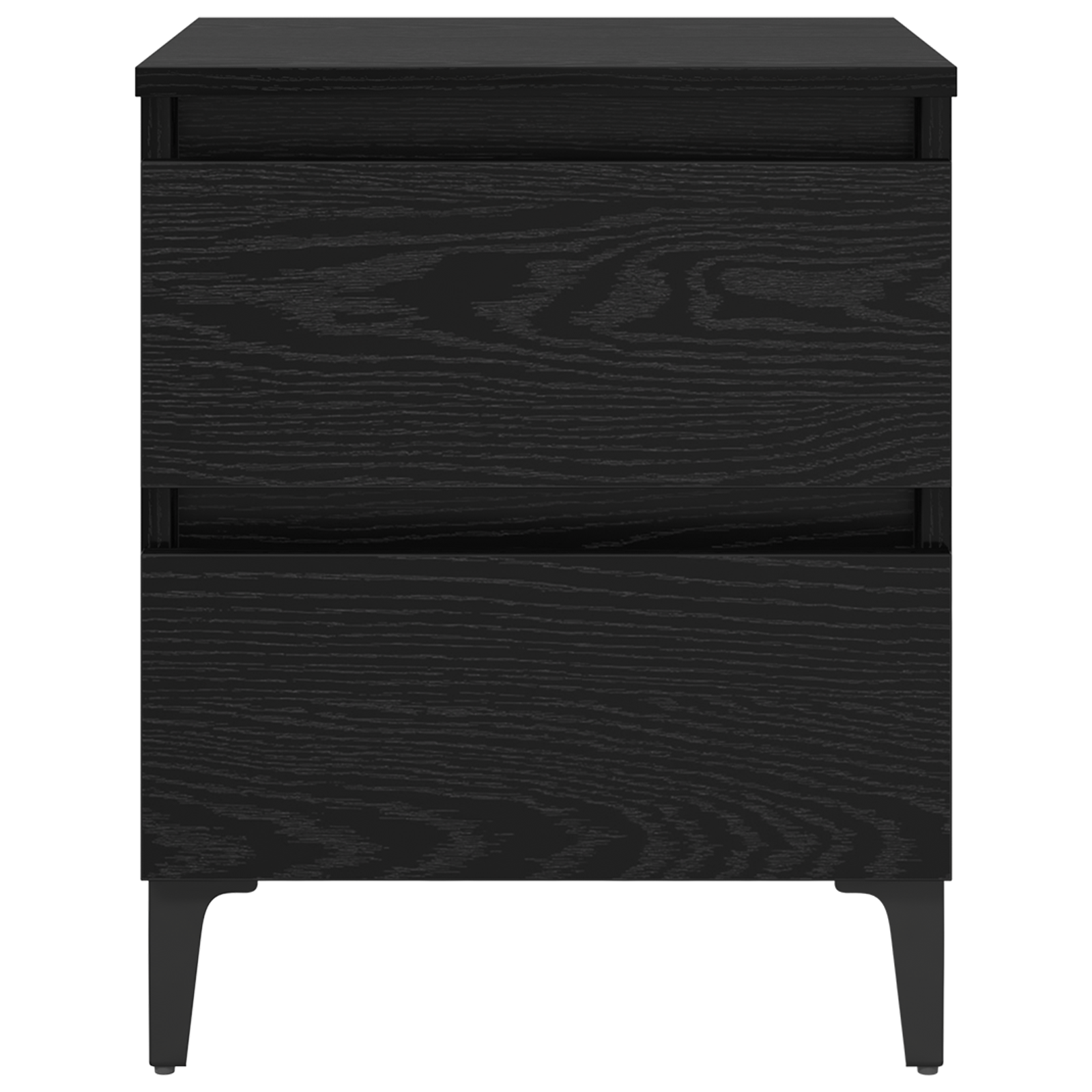 Bed Cabinets 2 pcs Black Oak 40x35x50 cm Engineered Wood - Image 6