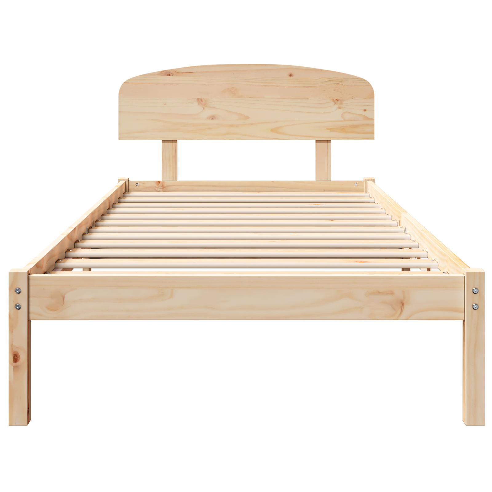 Bed Frame with Headboard 80x200 cm Solid Wood Pine - Image 6