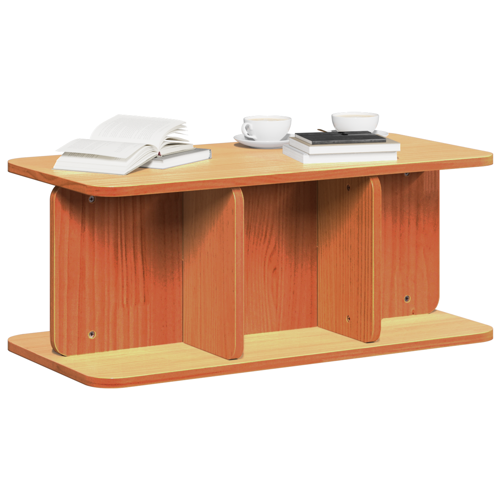 Salontafel Wasbruin 80 x 39,5 x 33,5 cm Massief grenenhout image 3