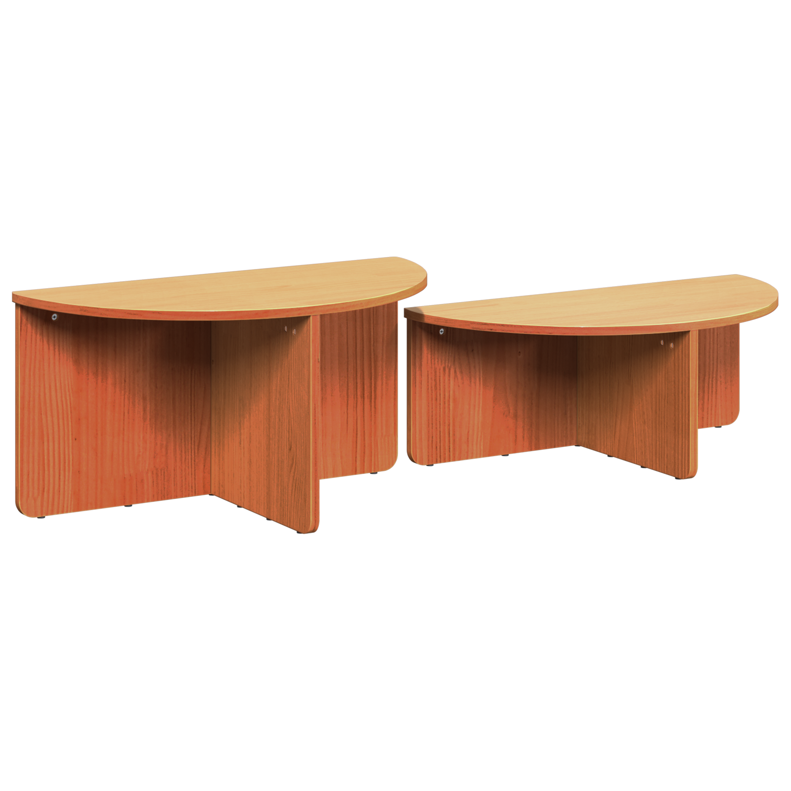 Salontafel 2 pcs Wasbruin Massief grenenhout image 5