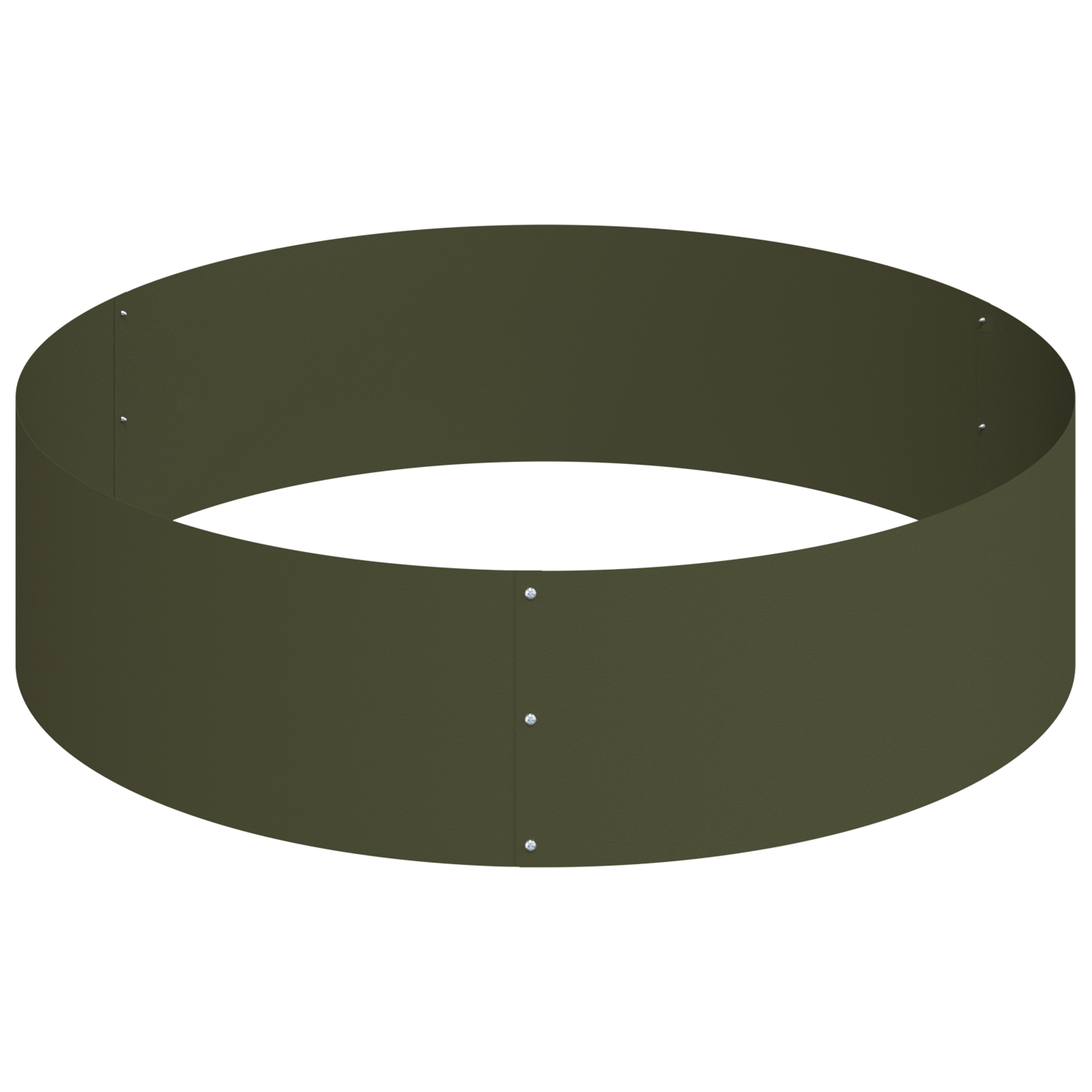 Metal Planter Steel/Olive Green Powder-Coated Steel Ø 120 cm - Image 6