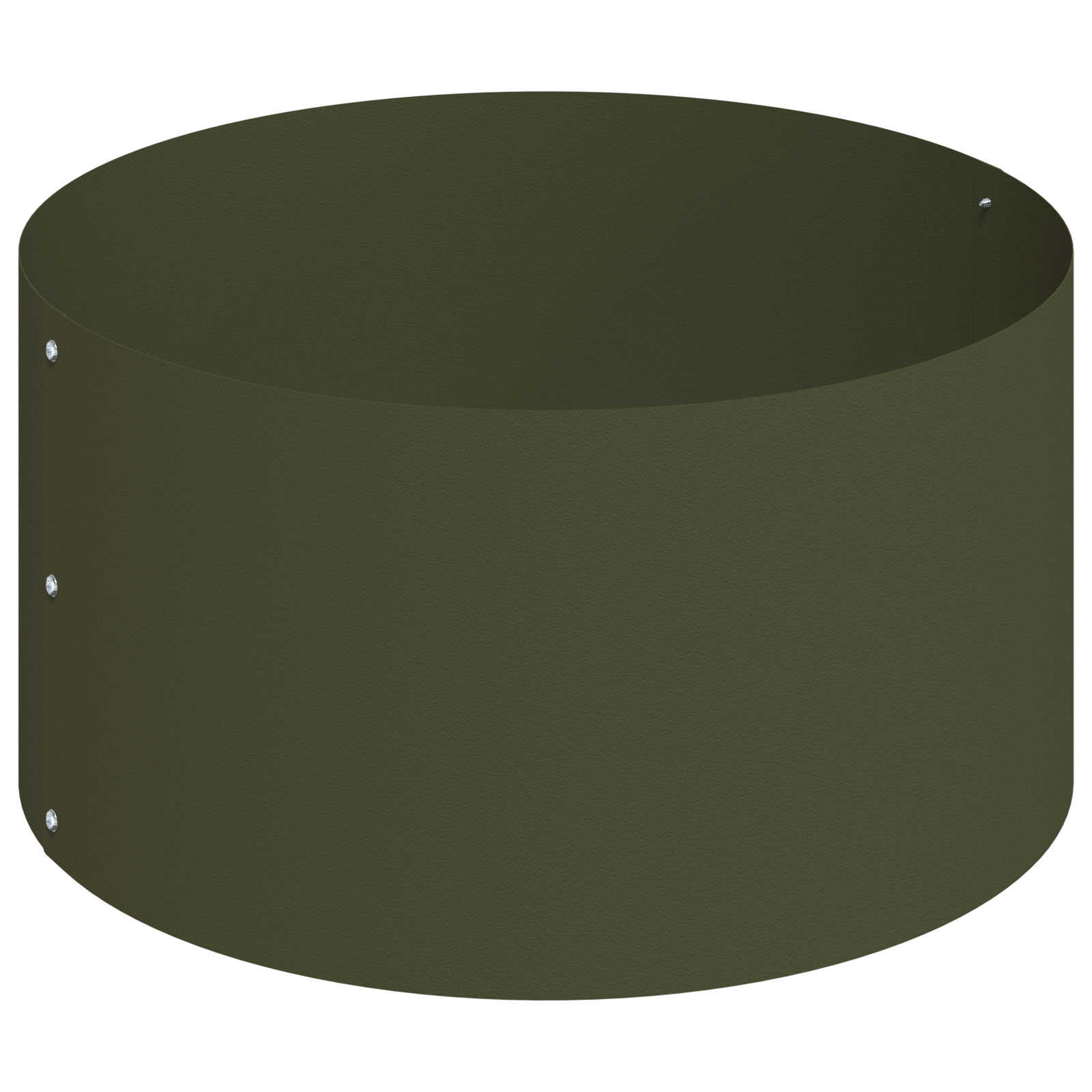 Metal Planter Steel/Olive Green Powder-Coated Steel Ø 120 cm - Image 7