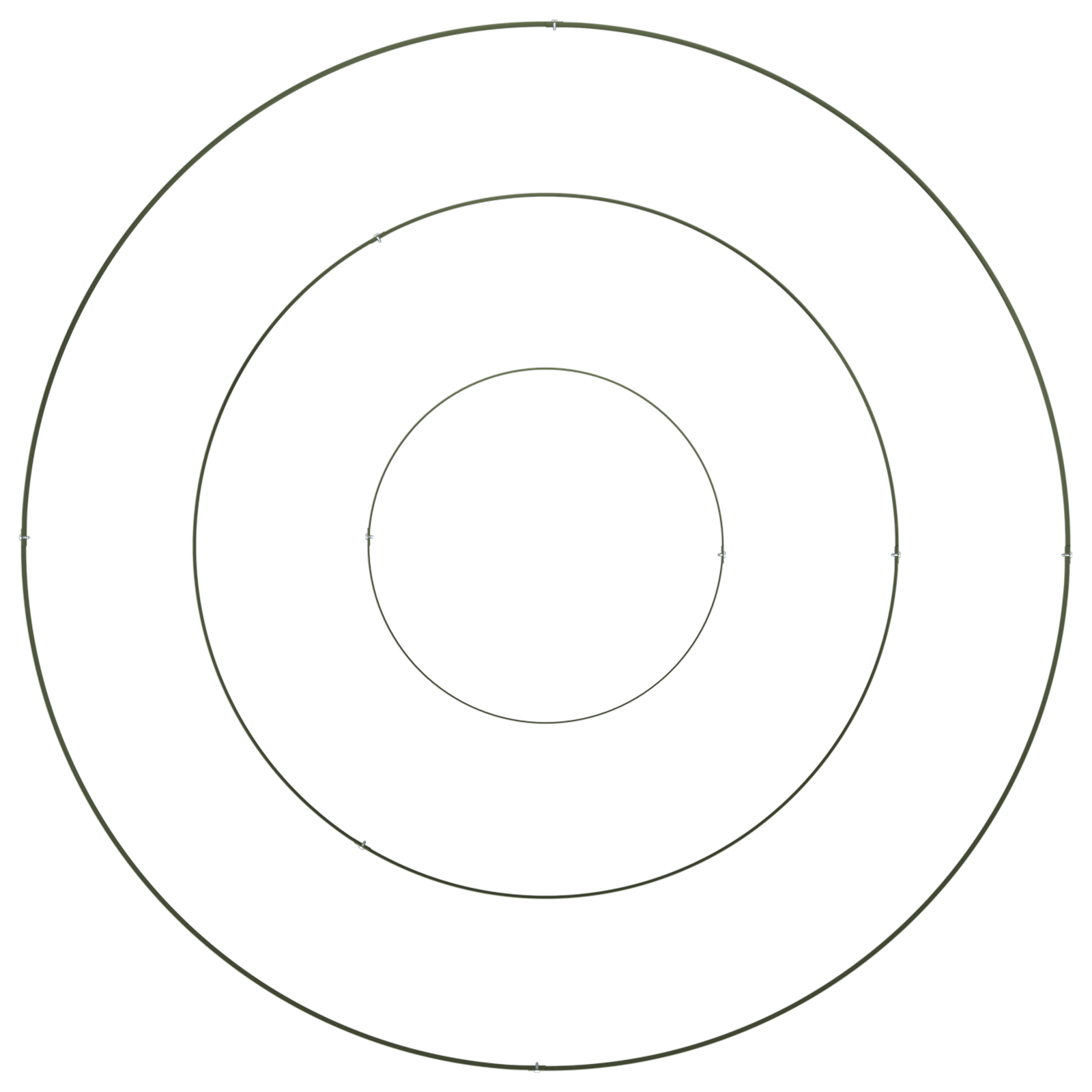 Metal Planter Steel/Olive Green Powder-Coated Steel Ø 120 cm - Image 8