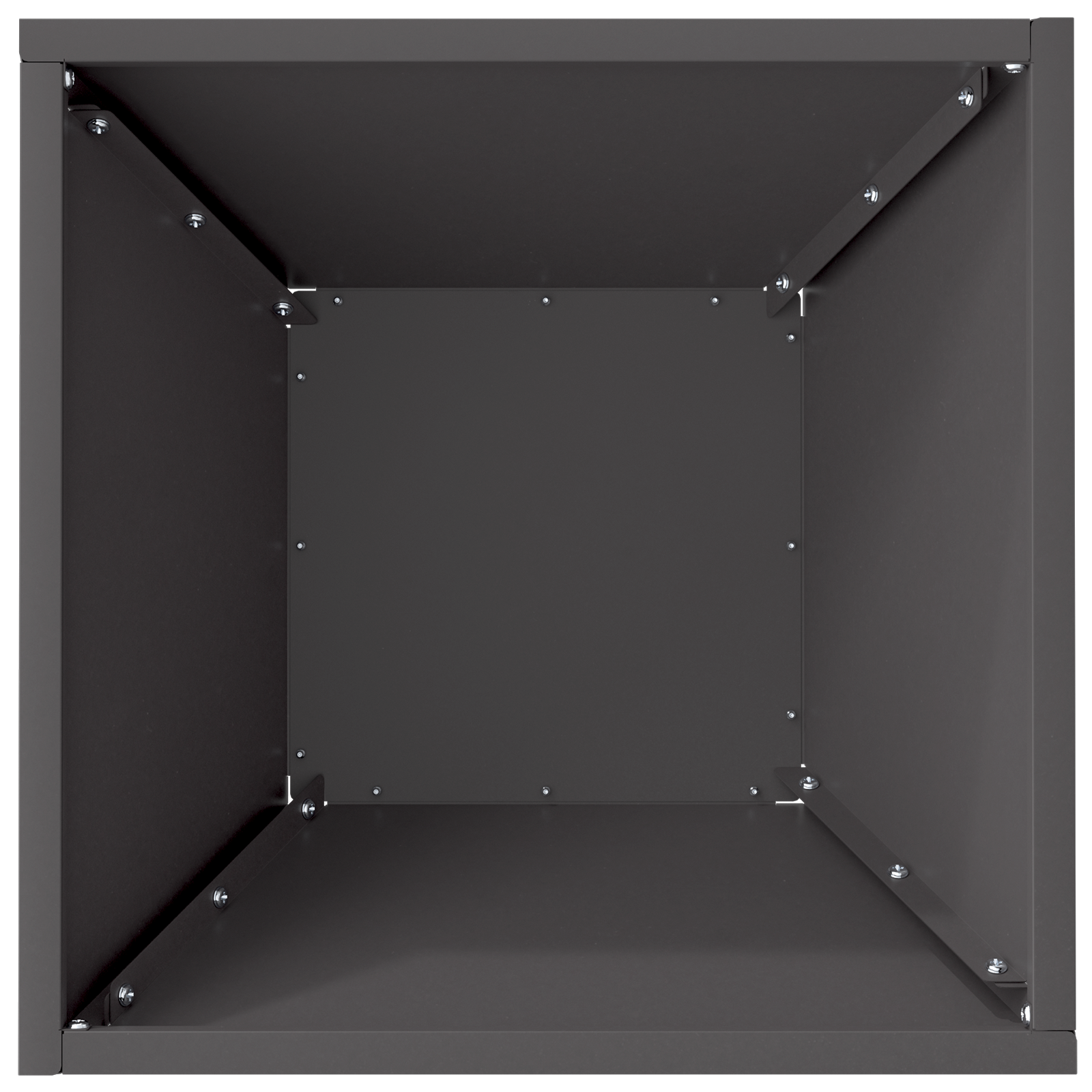Metal Planter Black Metal 35 x 35 x 15 cm Durable Square - Image 8