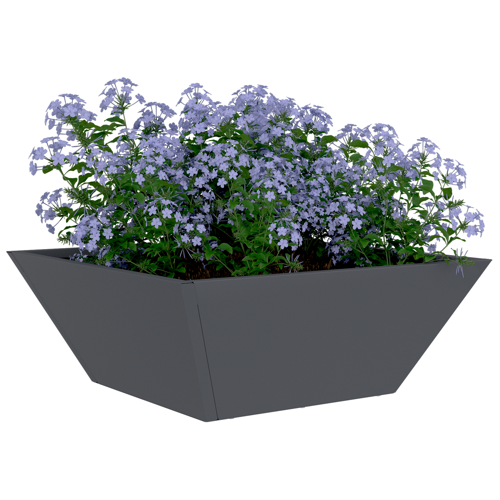 Plastic Planter Anthracite Plastic 40 x 40 x 15 cm - Image 3