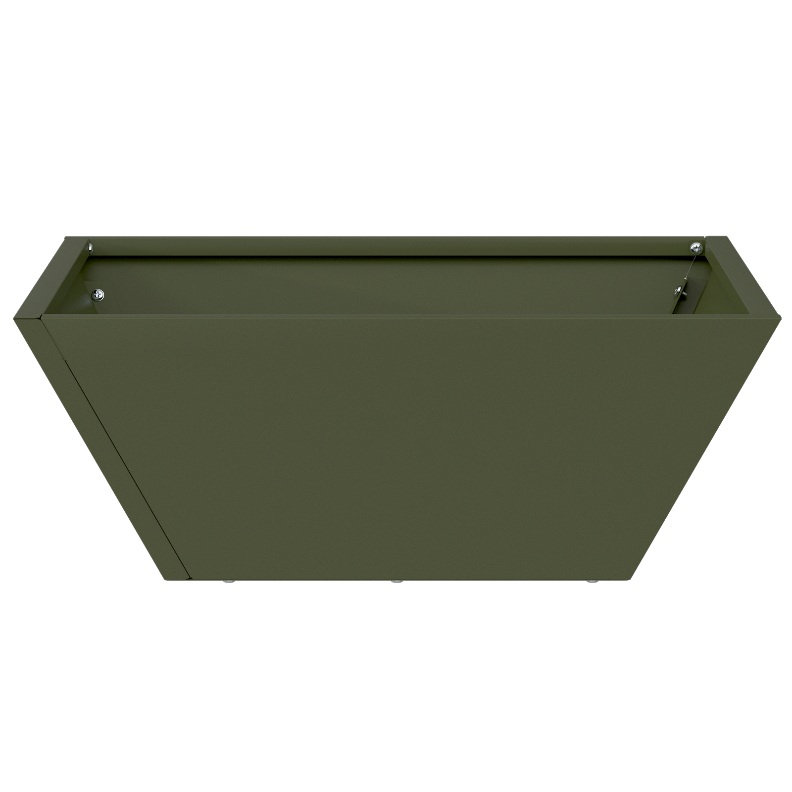 Metal Planter Olive green Metal 40 x 40 x 15 cm Rectangular - Image 6