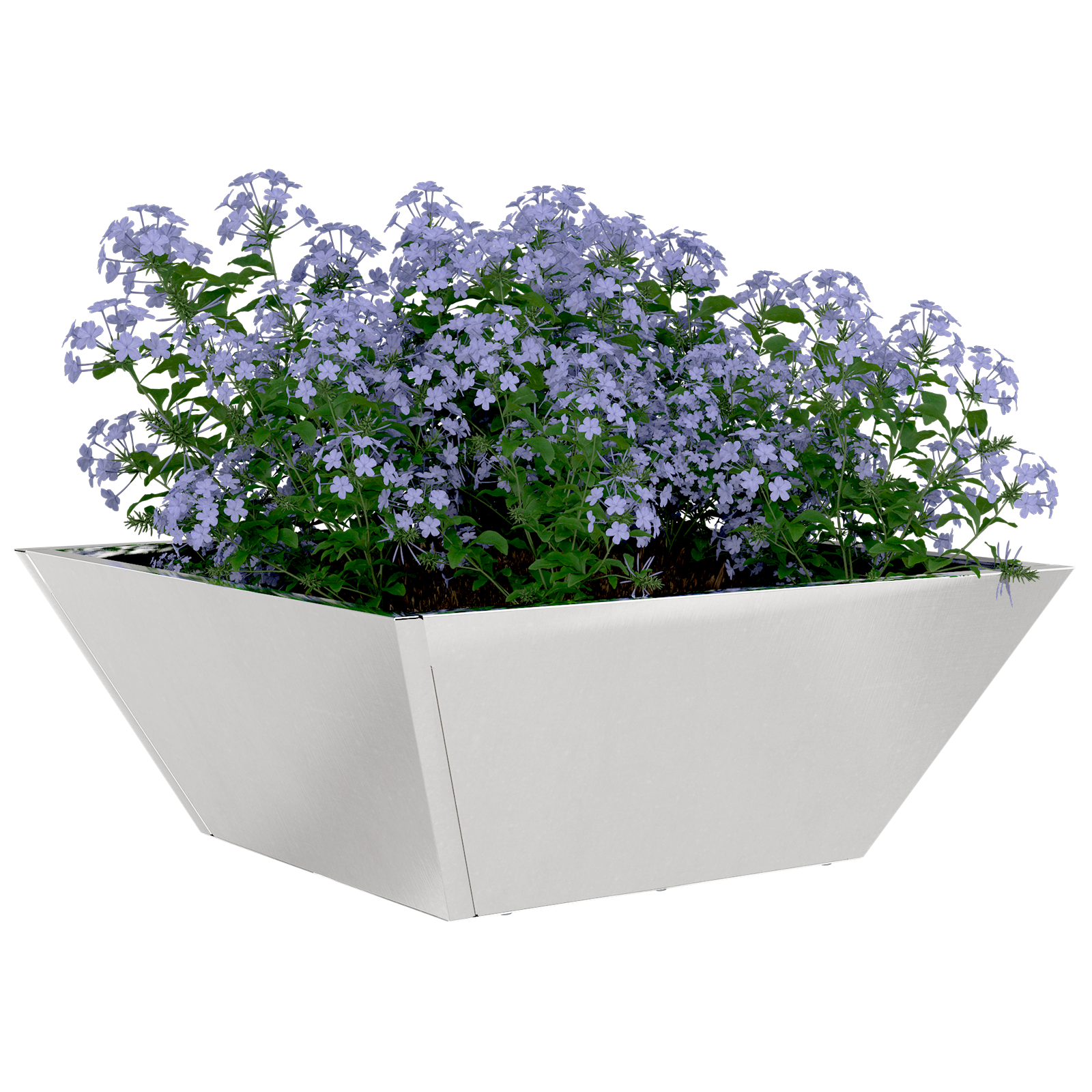 Metal Planter Stainless Steel Stainless Steel 40 x 40 x 15 cm - Image 3