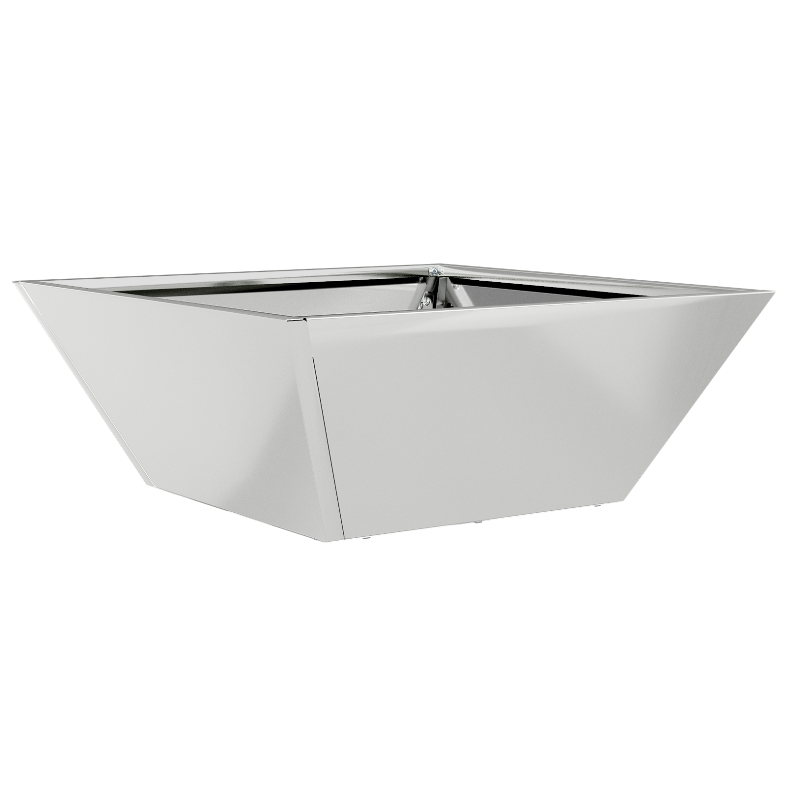  vidaXL Kert Tál Ültetőedény 40x40x15 cm Galvanizált Acél akciós termékkép 1