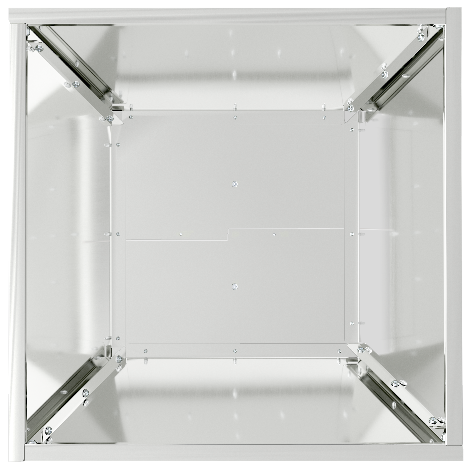 Steel Planter Galvanised steel 40 x 40 x 15 cm Decorative Inlays - Image 8