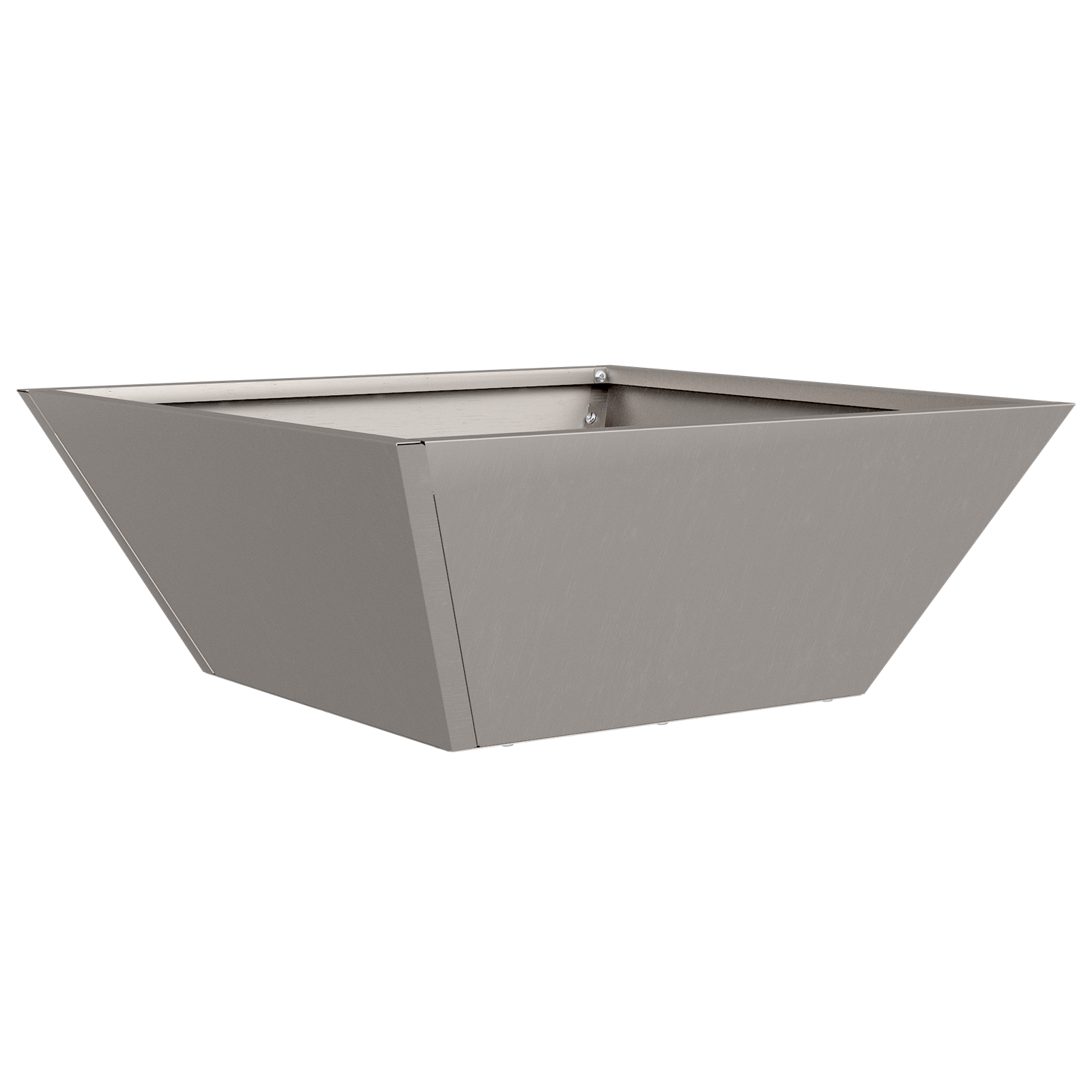 Metal Planter Weathering steel 40 x 40 x 15 cm Decorative Inlays - Image 2