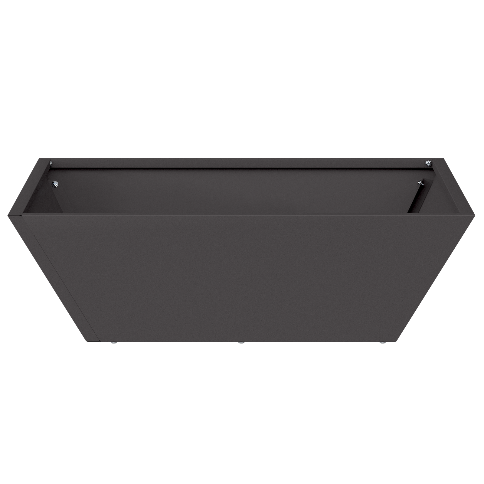 Black Plastic Planter Set 50 x 50 x 15 cm - Image 7
