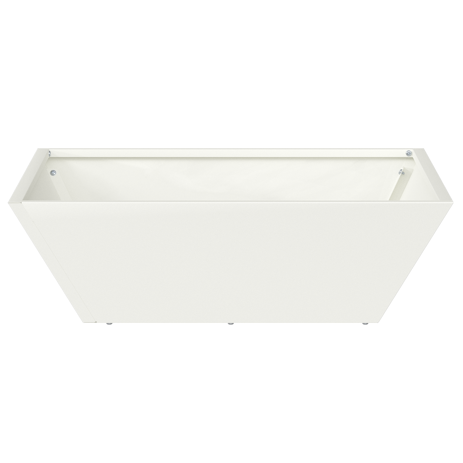Metal Planter White Metal Medium Planters Metal Planter - Image 5