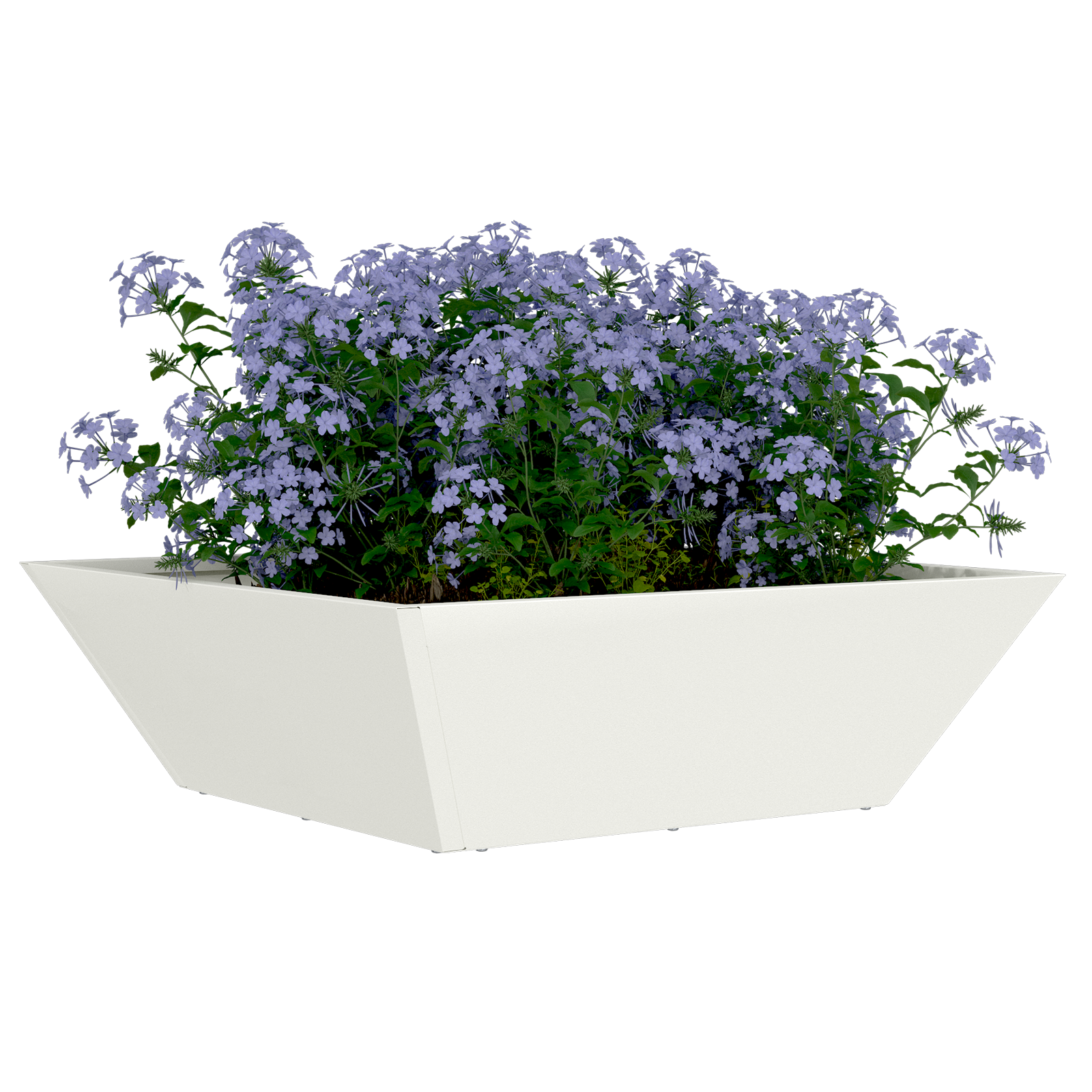 Metal Planter White Metal Medium Planters Metal Planter - Image 3