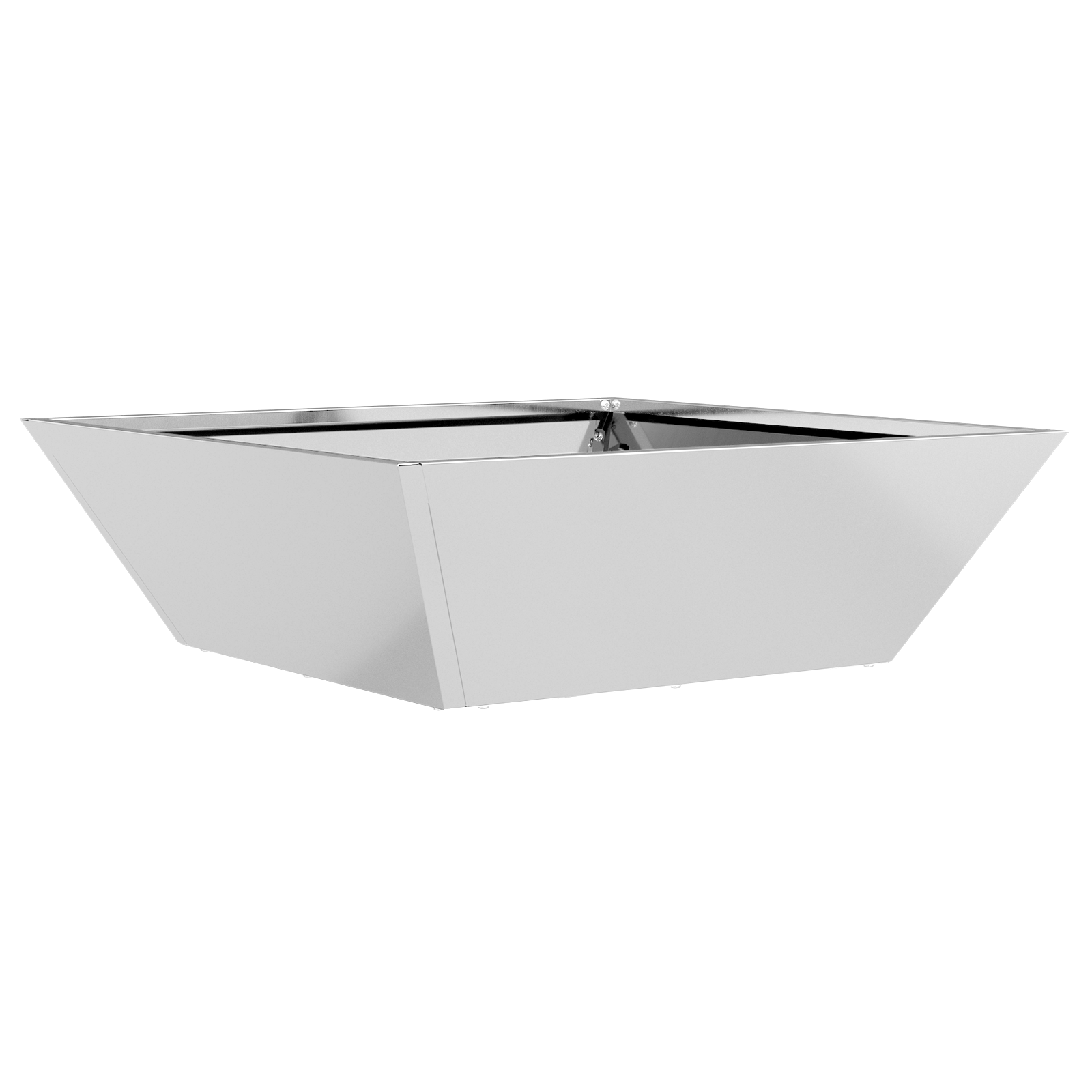 Steel Planter Galvanised steel 50 x 50 x 15 cm Durable - Image 5