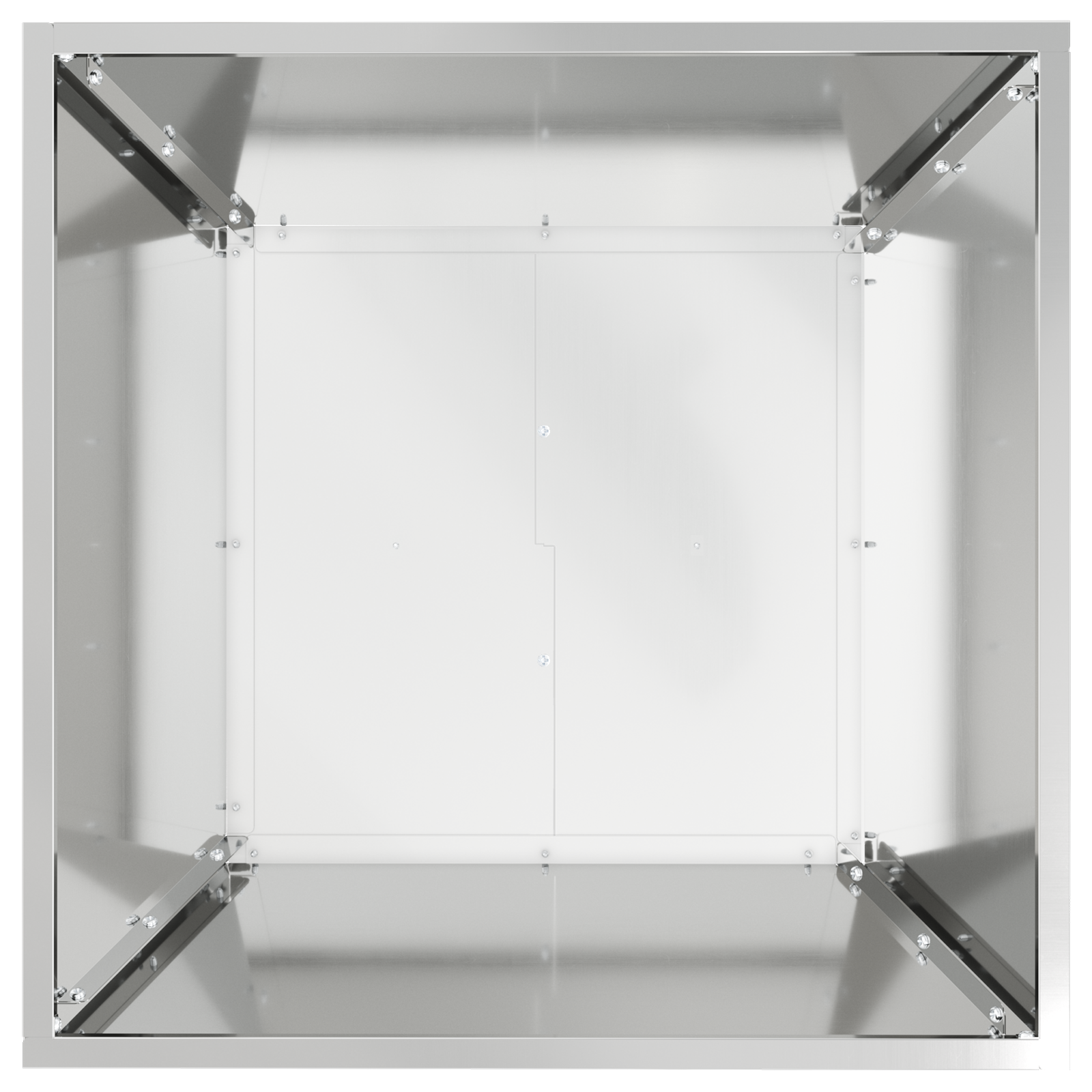 Steel Planter Galvanised steel 50 x 50 x 15 cm Durable - Image 9