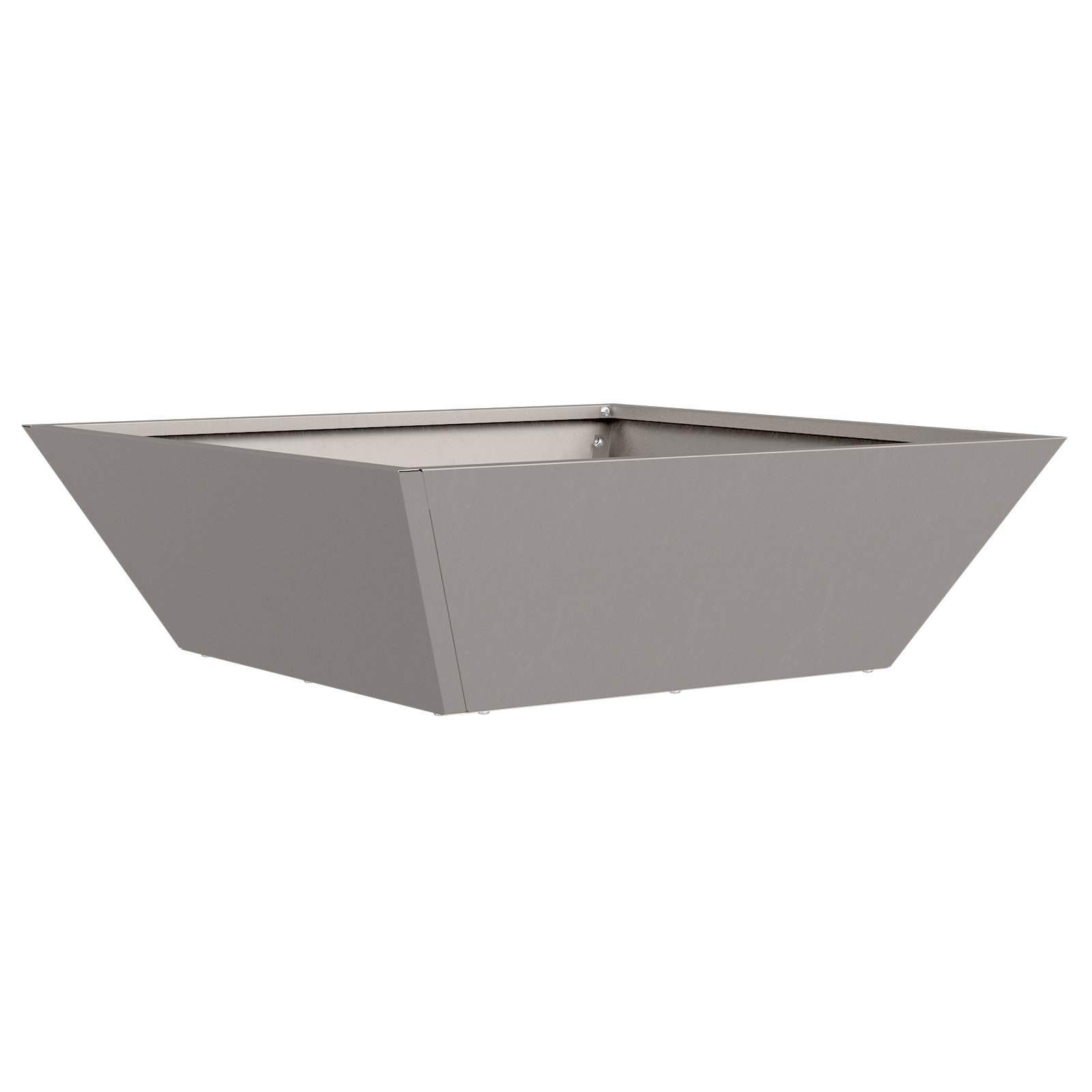 Metal Planter Weathering steel 50 x 50 x 15 cm Decorative Inlays - Image 2