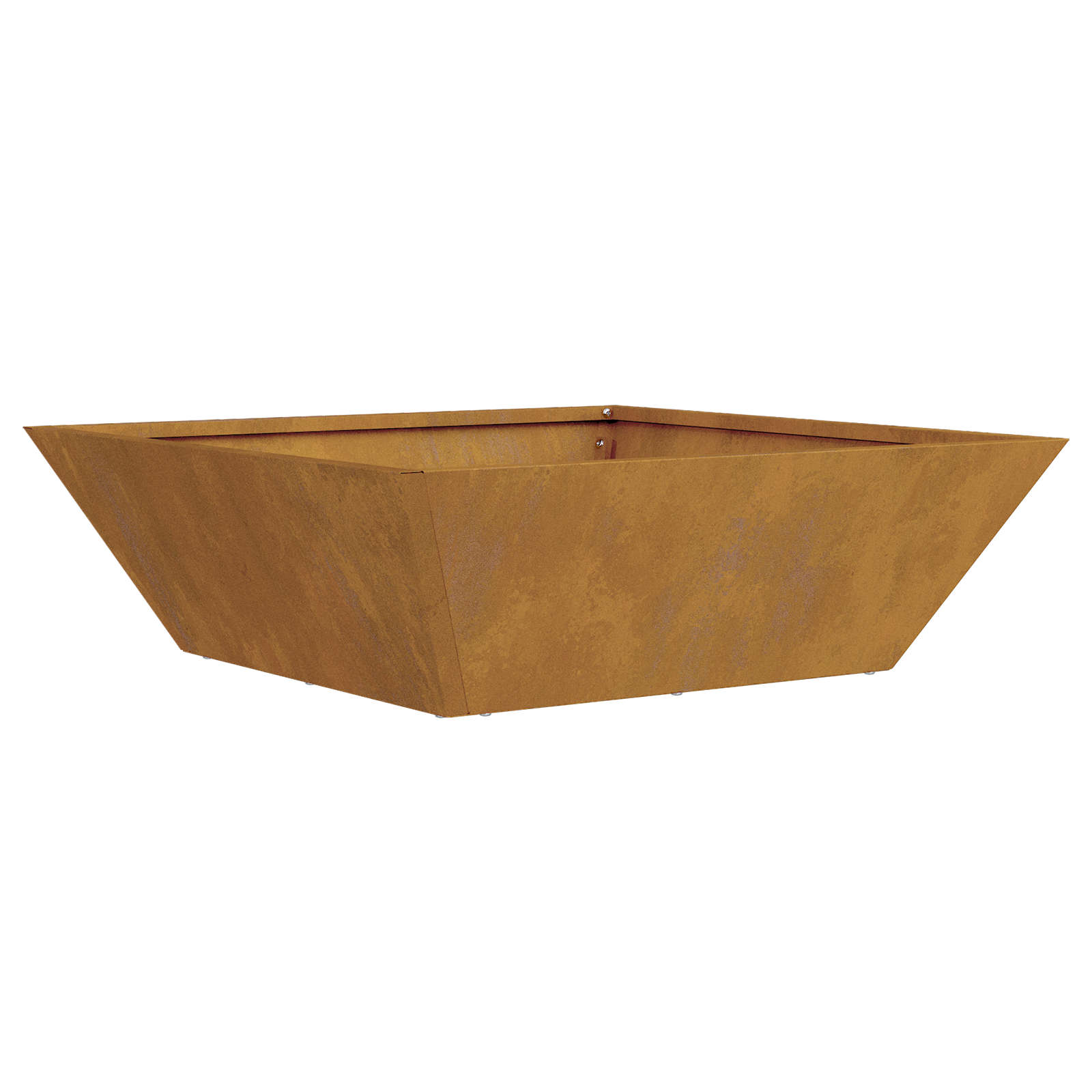 Metal Planter Weathering steel 50 x 50 x 15 cm Decorative Inlays - Image 5