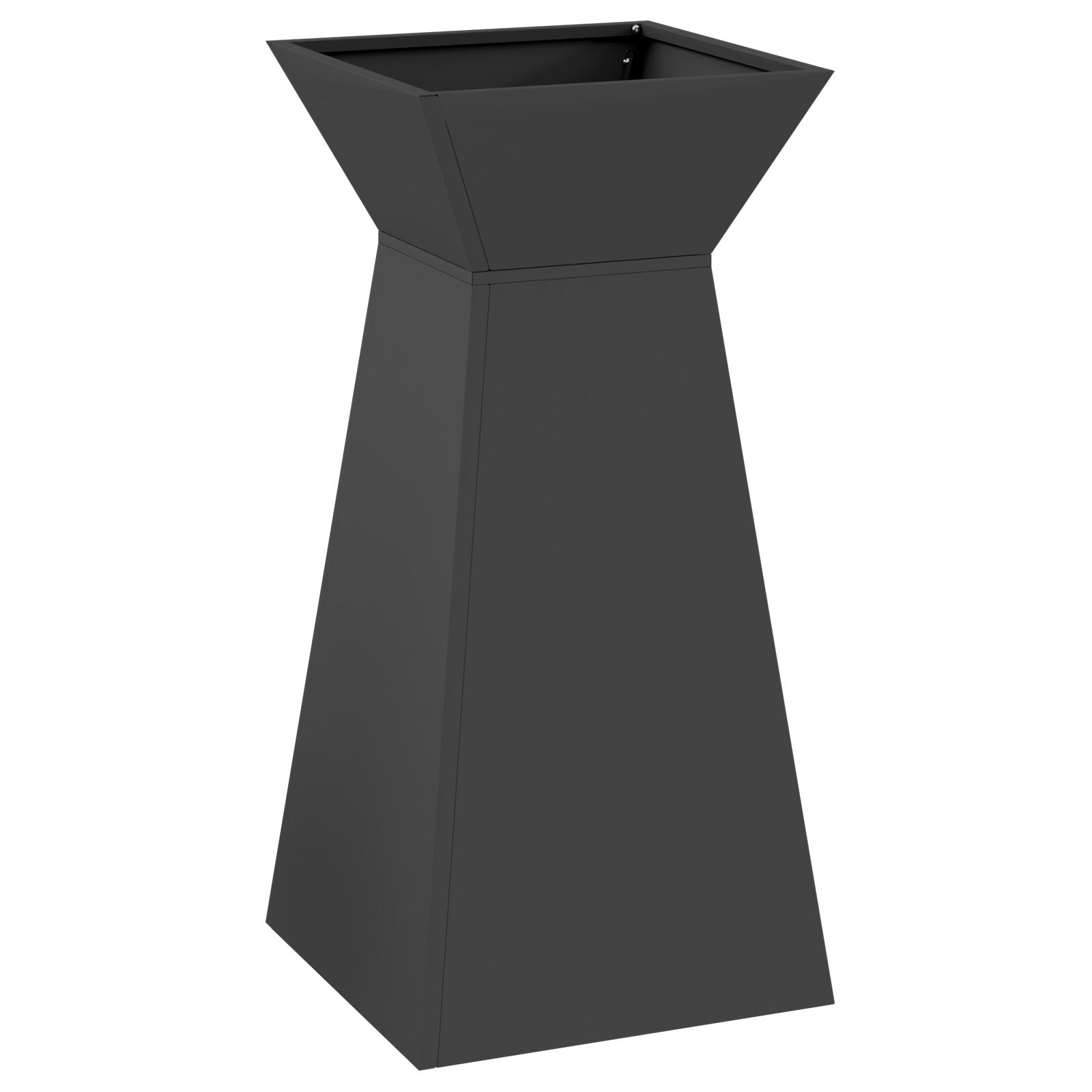Plant Stand Black Plastic 35 x 35 x 73 cm Planters Plant Stand - Image 2