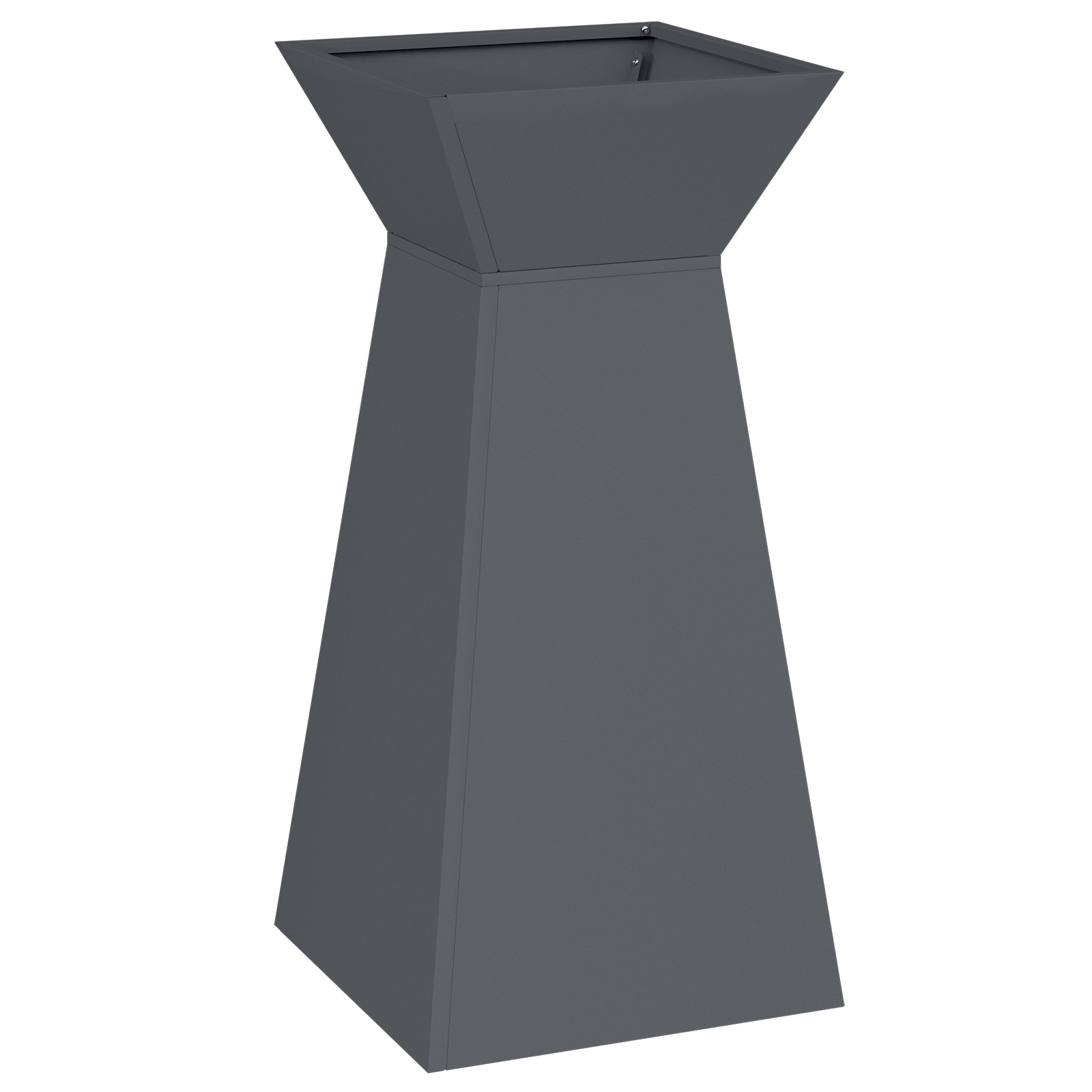  vidaXL Növényállvány Antracit Műanyag 35 x 35 x 73 cm Virágcserép akciós termékkép 1