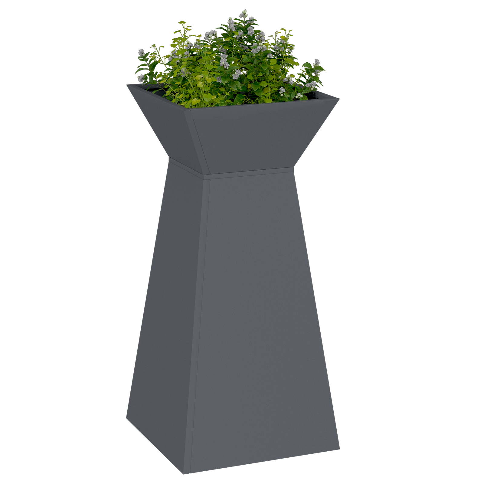 Plant Stand Anthracite Plastic 35 x 35 x 73 cm Planters - Image 3