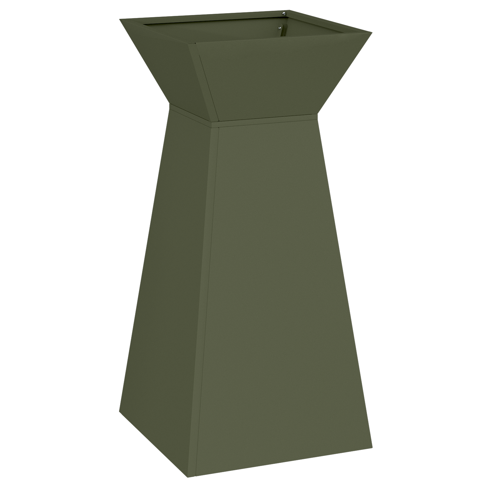  vidaXL Növényállvány Olívazöld Fém 35 x 35 x 73 cm Virágcserepek akciós termékkép 1