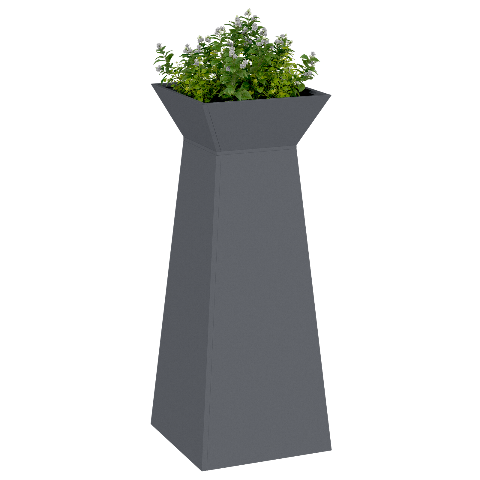 Plant Stand Anthracite Plastic 40 x 40 x 101 cm Plant Stand - Image 3