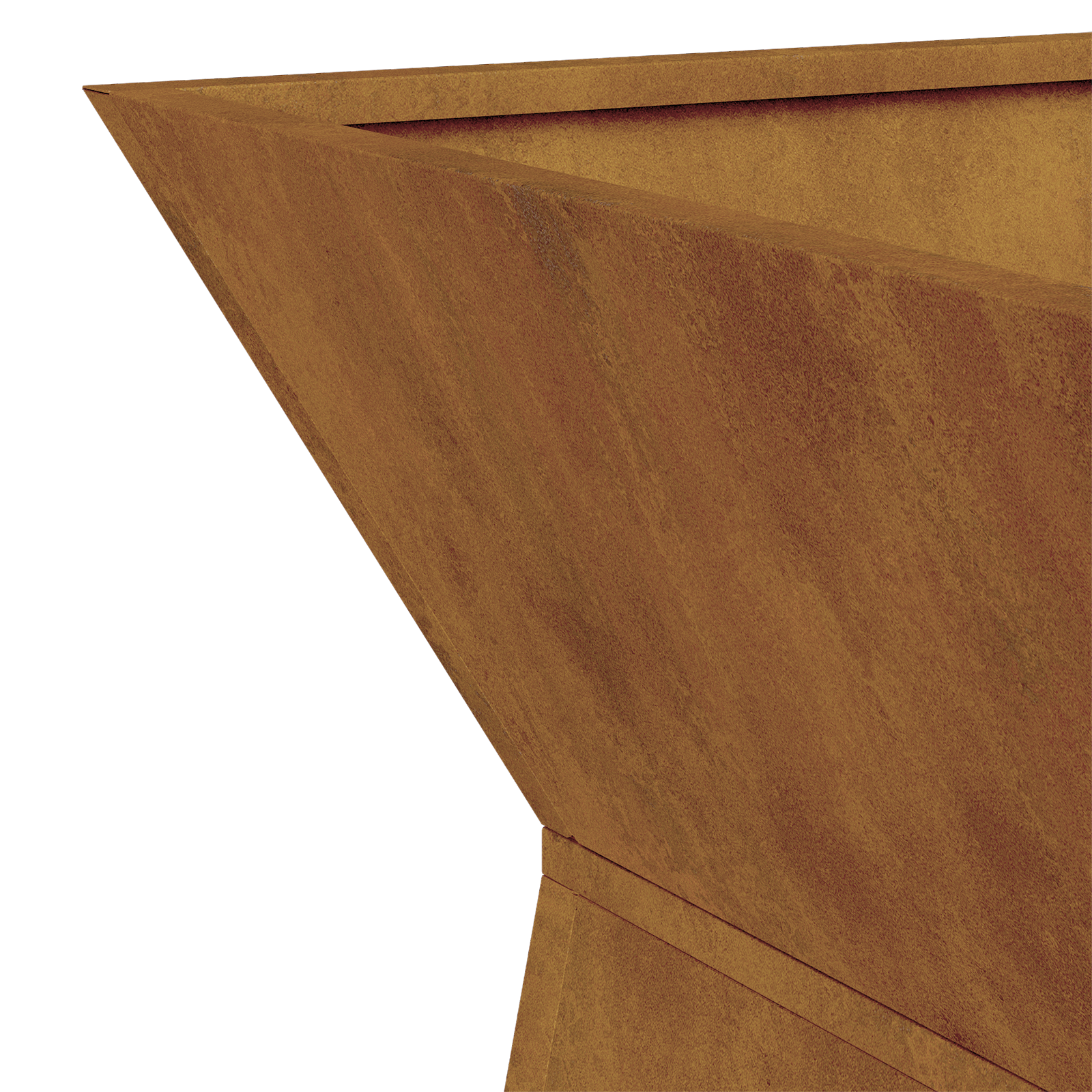 Plant Stand Weathering steel 40 x 40 x 101 cm Decorative Inlays - Image 8