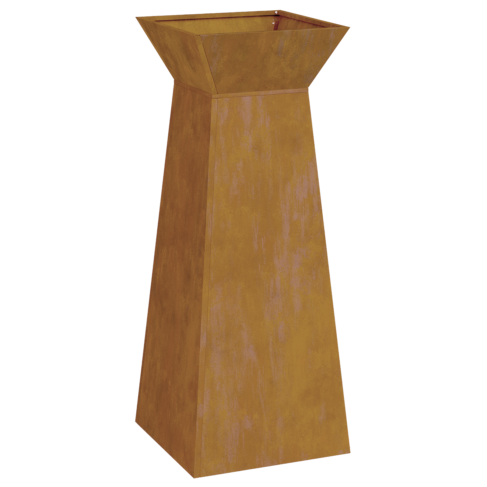 Plant Stand Weathering steel 40 x 40 x 101 cm Decorative Inlays - Image 5