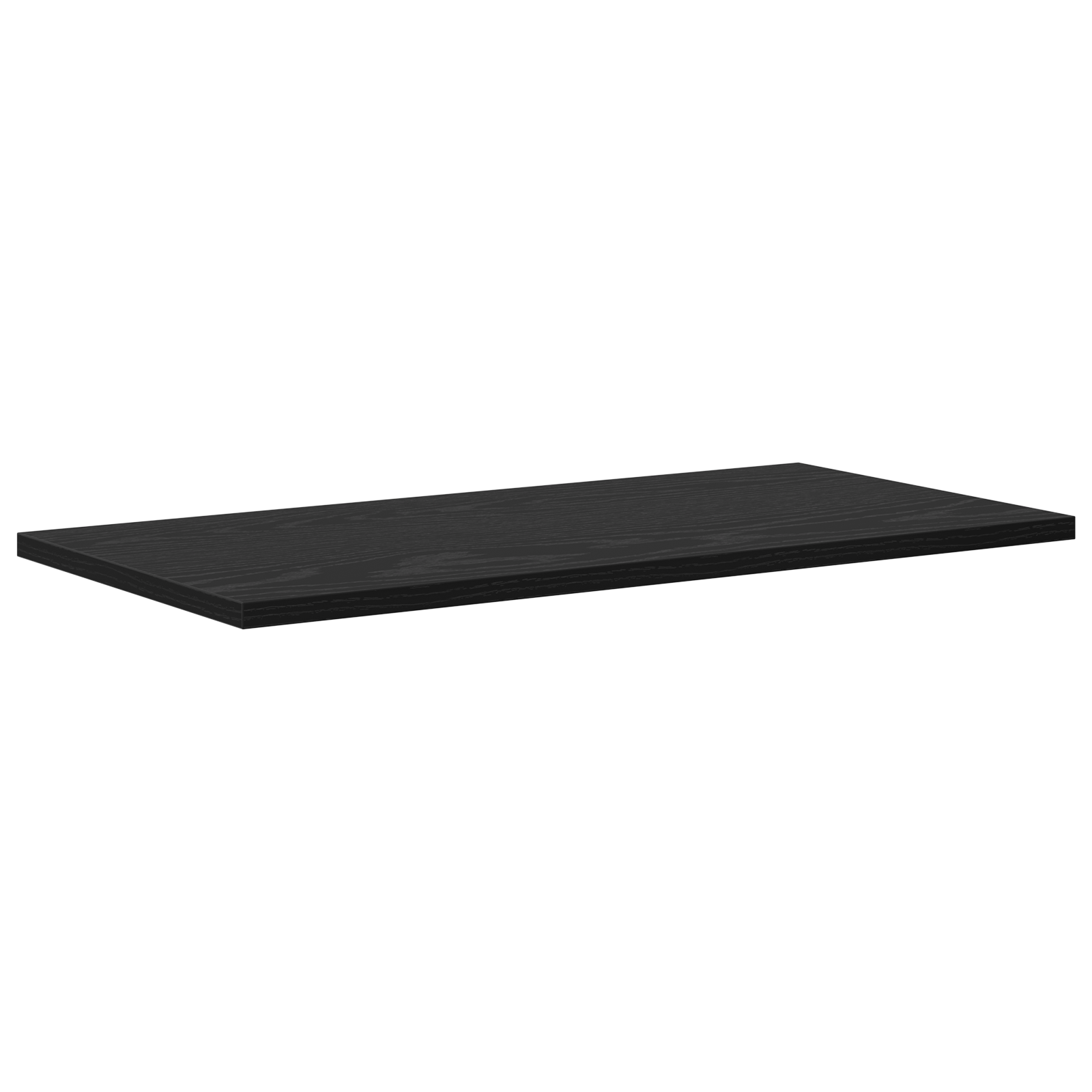 Wall-Mounted Shelves Black Oak MDF 60 x 30 x 1.5 cm Rectangular - Image 4