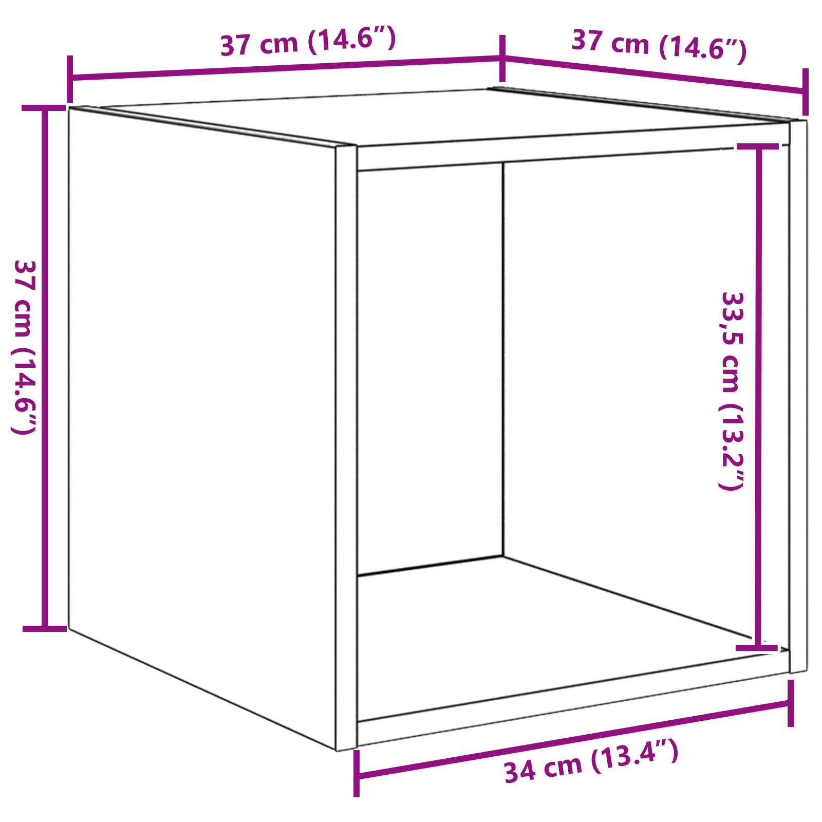 Wall Cabinets 2 pcs Old Wood 37x37x37 cm Engineered Wood - Image 11